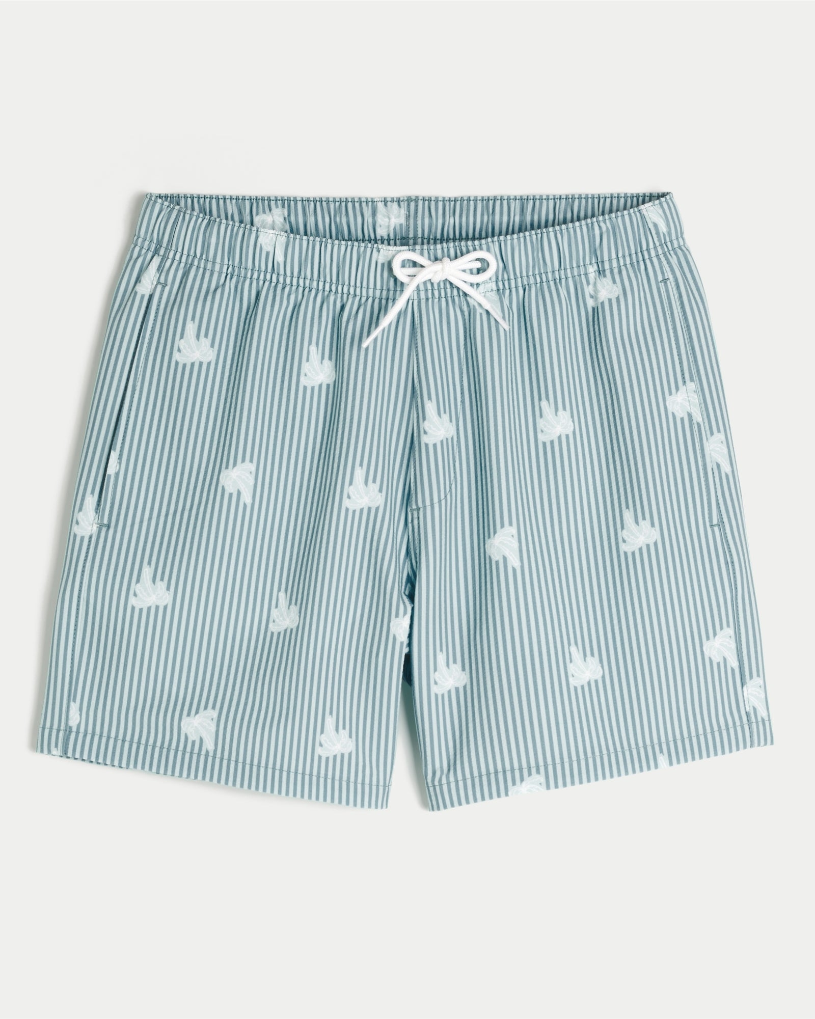 Hollister Seersucker Vacation Swim Trunks