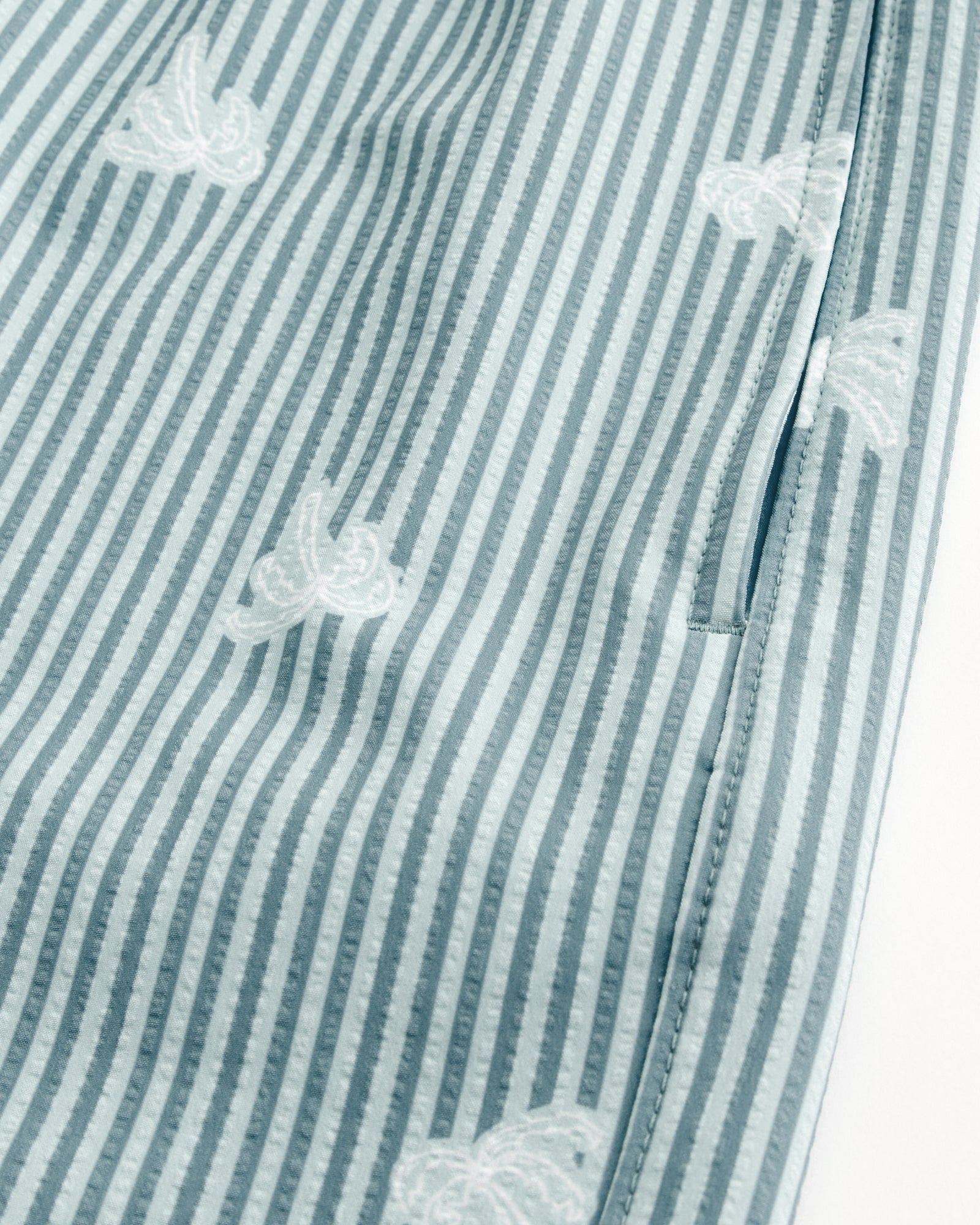 Hollister Seersucker Vacation Swim Trunks
