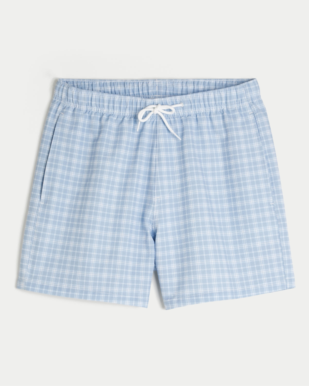 Hollister Seersucker Vacation Swim Trunks