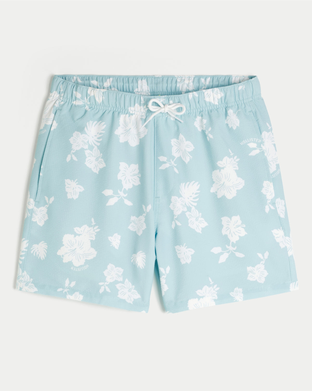 Hollister Seersucker Vacation Swim Trunks