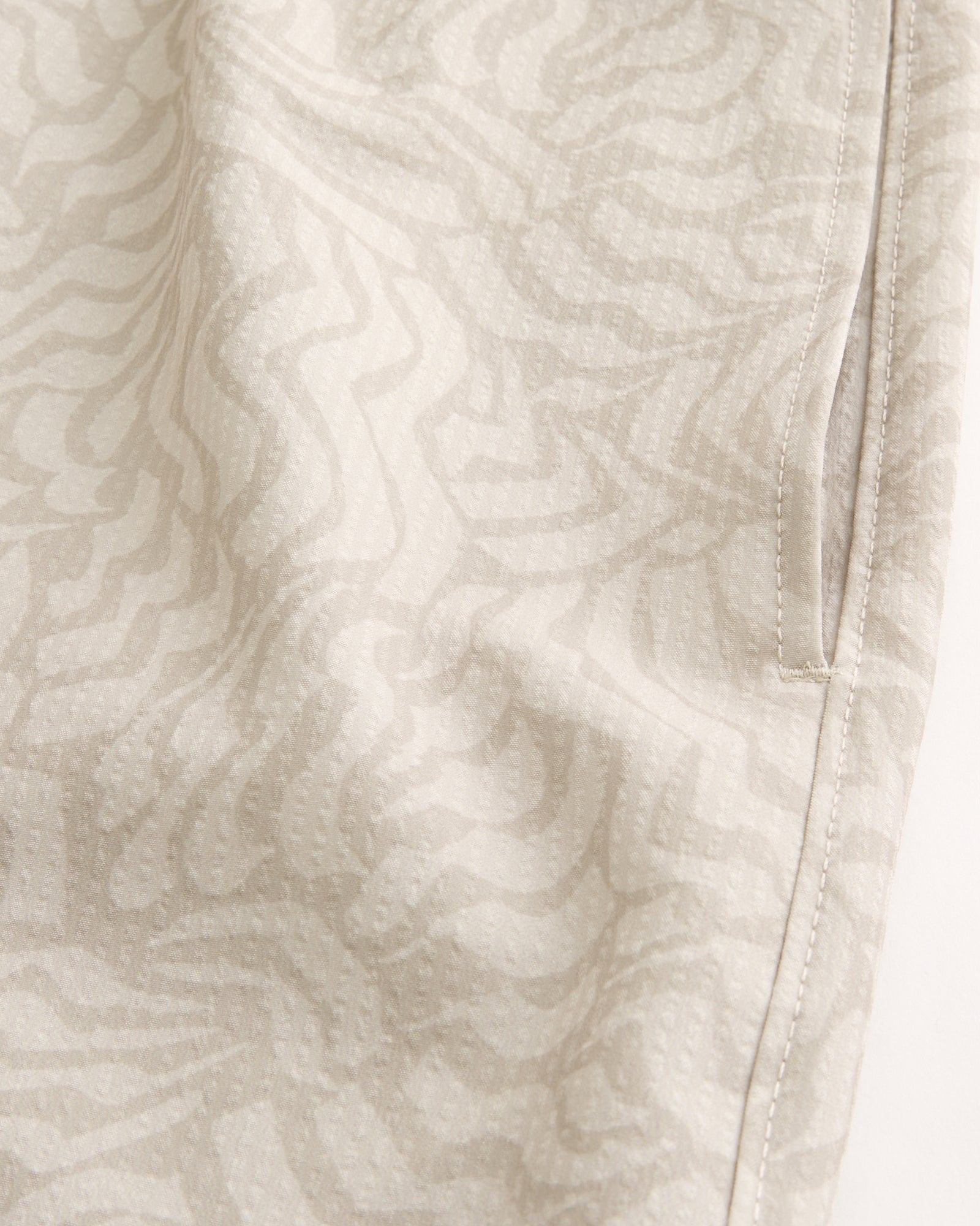 Hollister Seersucker Vacation Swim Trunks