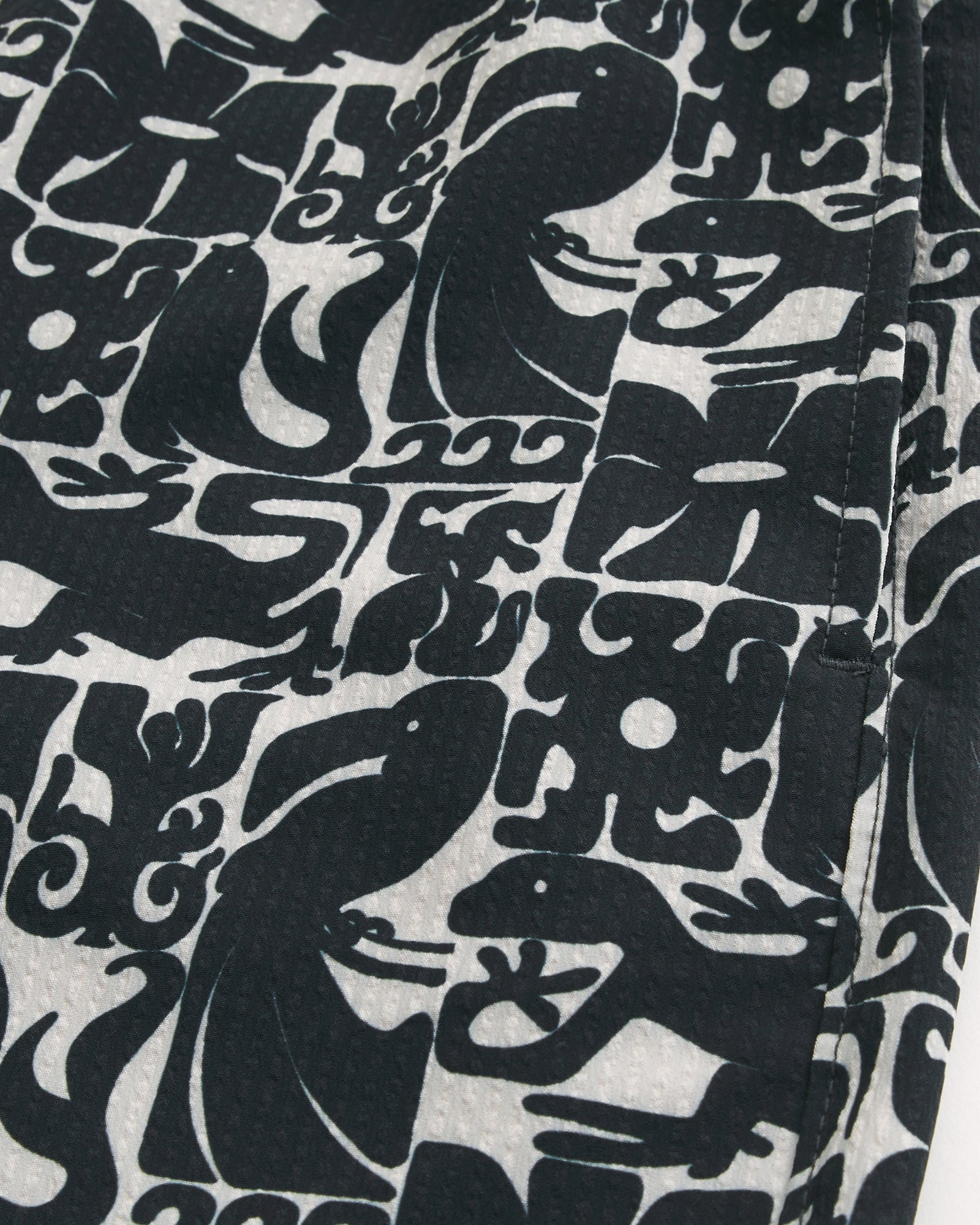 Hollister Seersucker Vacation Swim Trunks