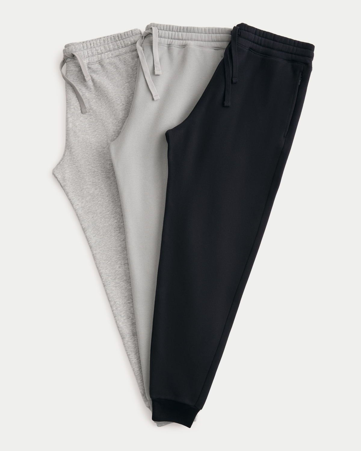 Hollister Relaxed Cinch Fleece Jogger 3-Pack
