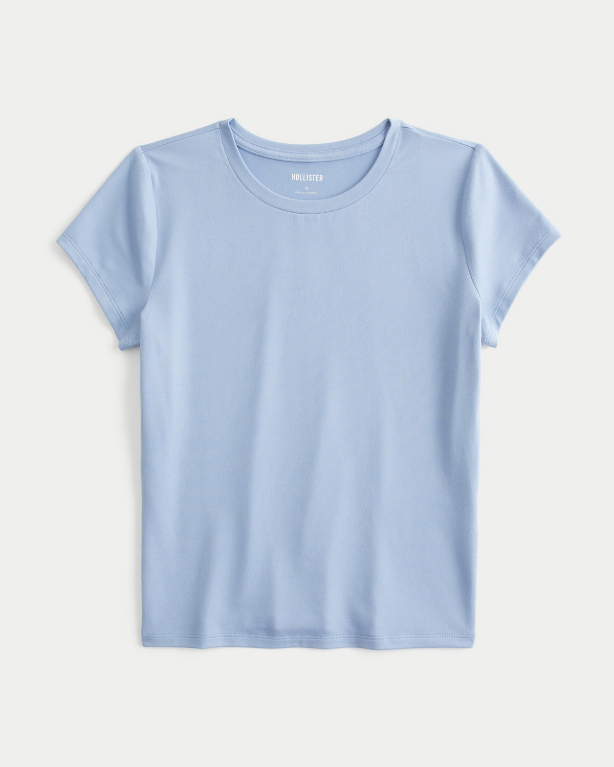 Hollister Smooth Seamless Fabric Crew Baby Tee