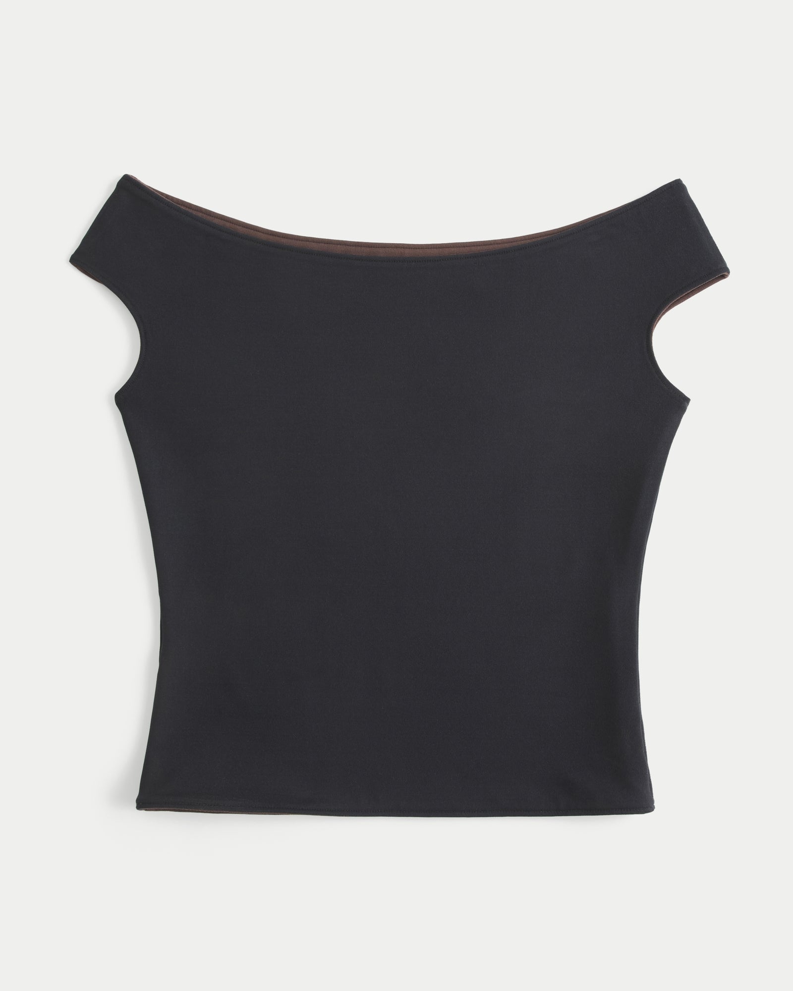 Hollister Reversible Off-the-Shoulder Seamless Fabric Top