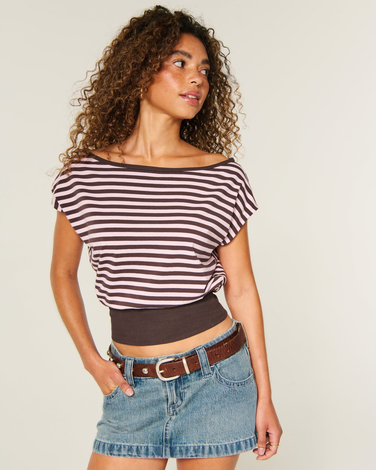 Hollister Banded Off-the-Shoulder Top