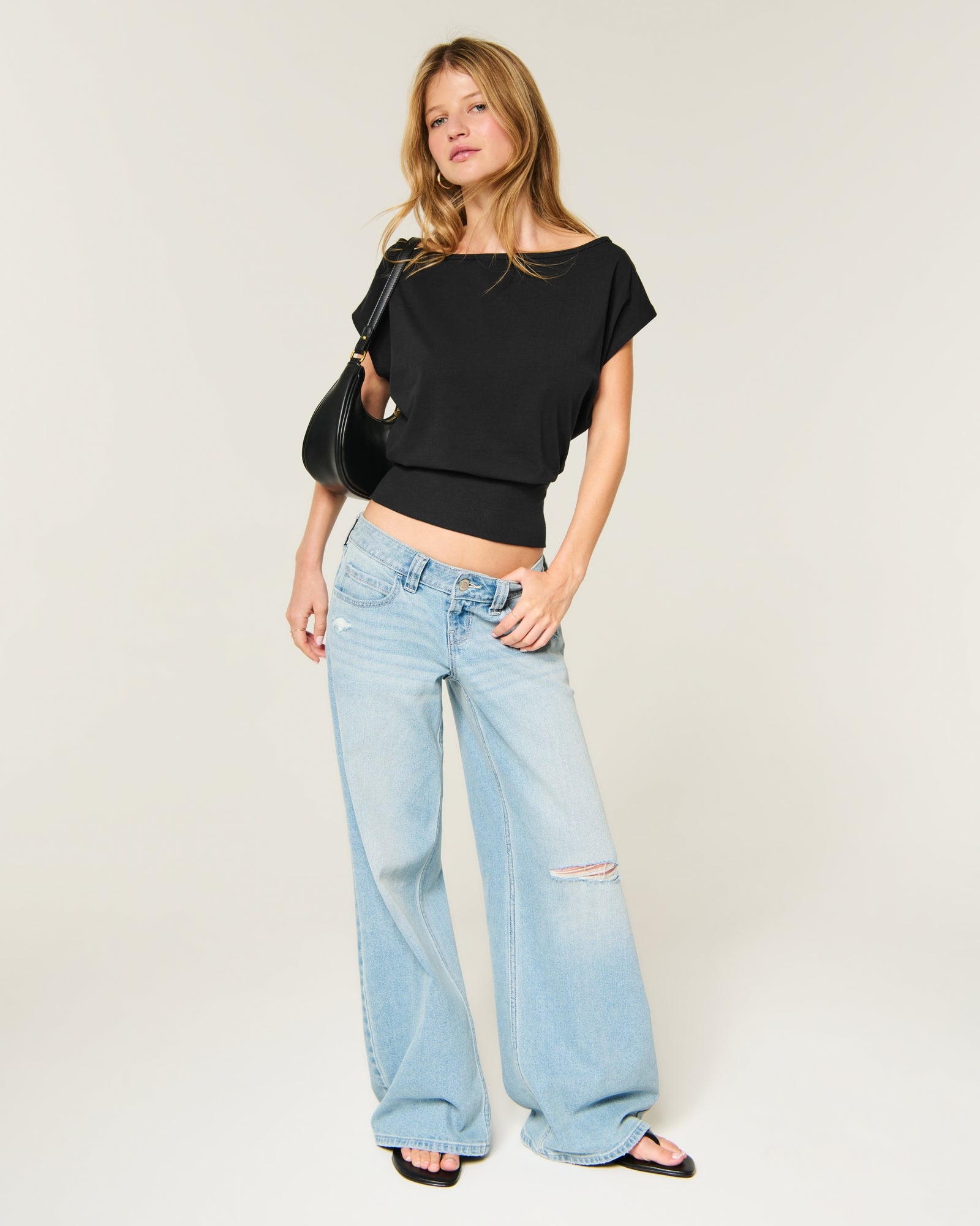 Hollister Banded Off-the-Shoulder Top