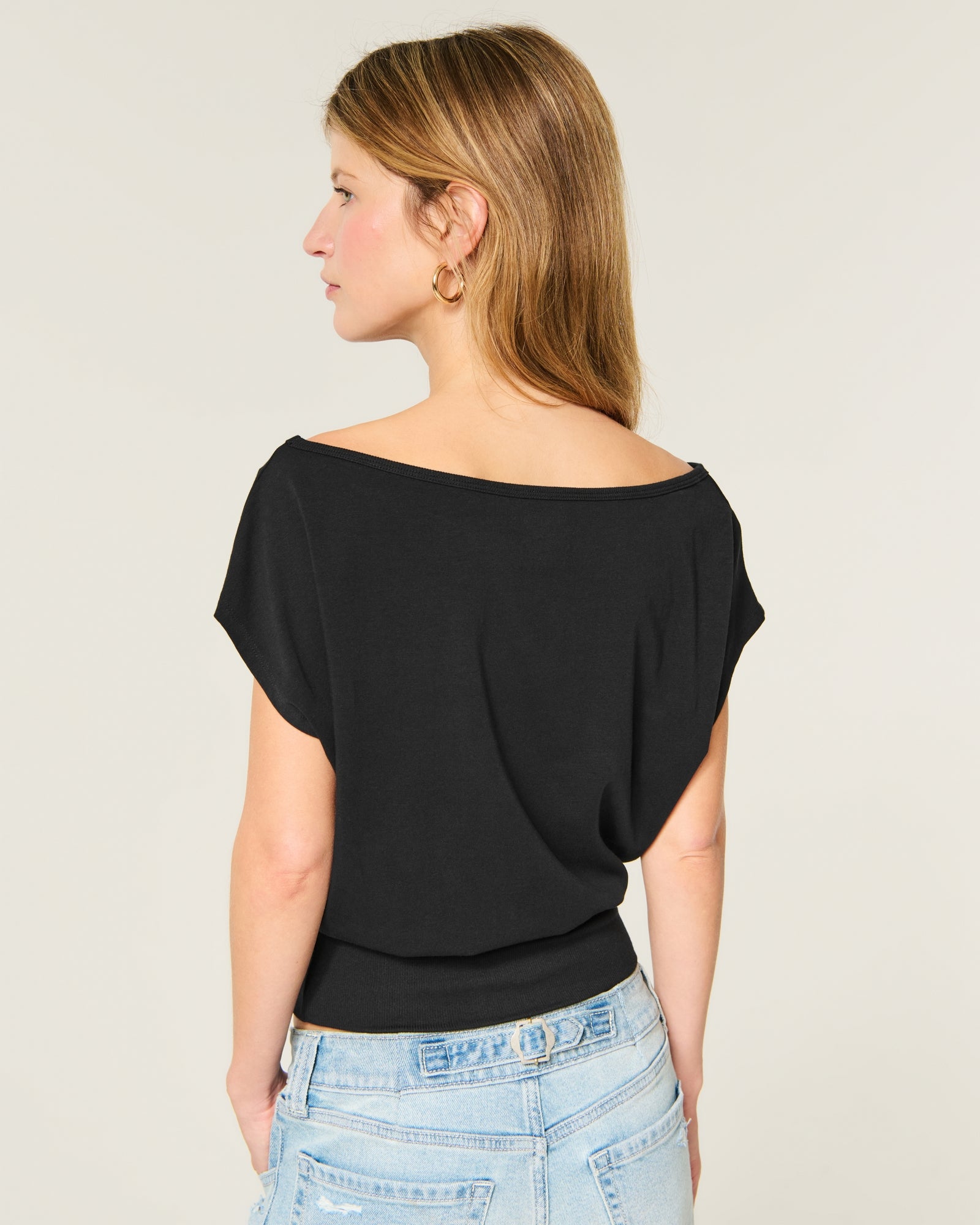 Hollister Banded Off-the-Shoulder Top