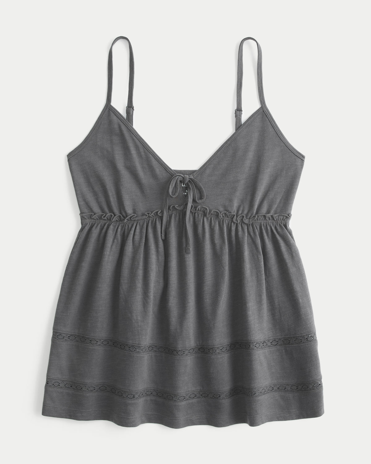 Hollister Tie Front Babydoll Top