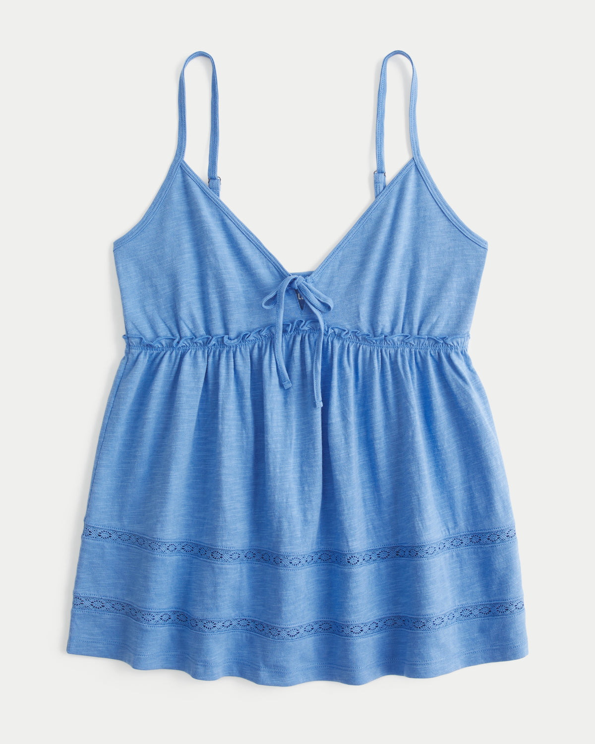 Hollister Tie Front Babydoll Top