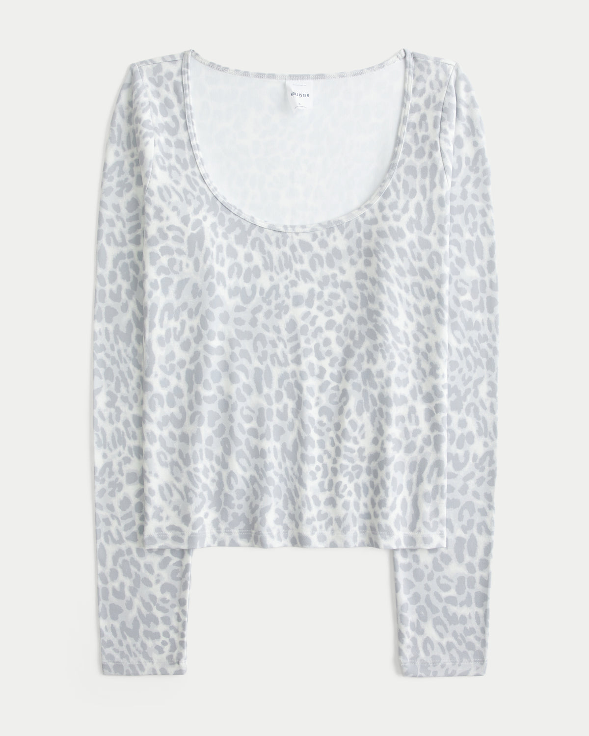 Hollister Long-Sleeve Soft Seamless Fabric Scoop T-Shirt