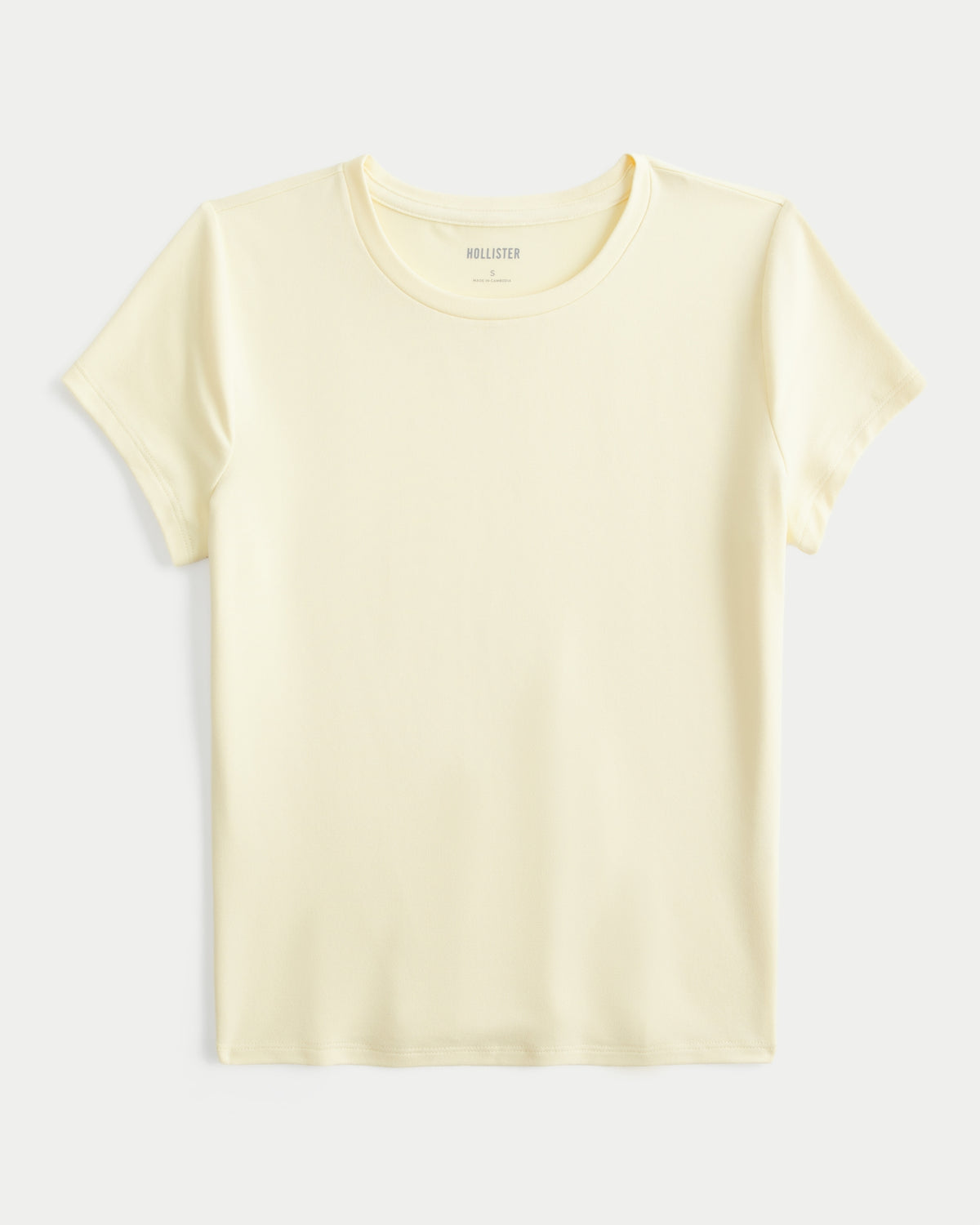 Hollister Smooth Seamless Fabric Crew Baby Tee