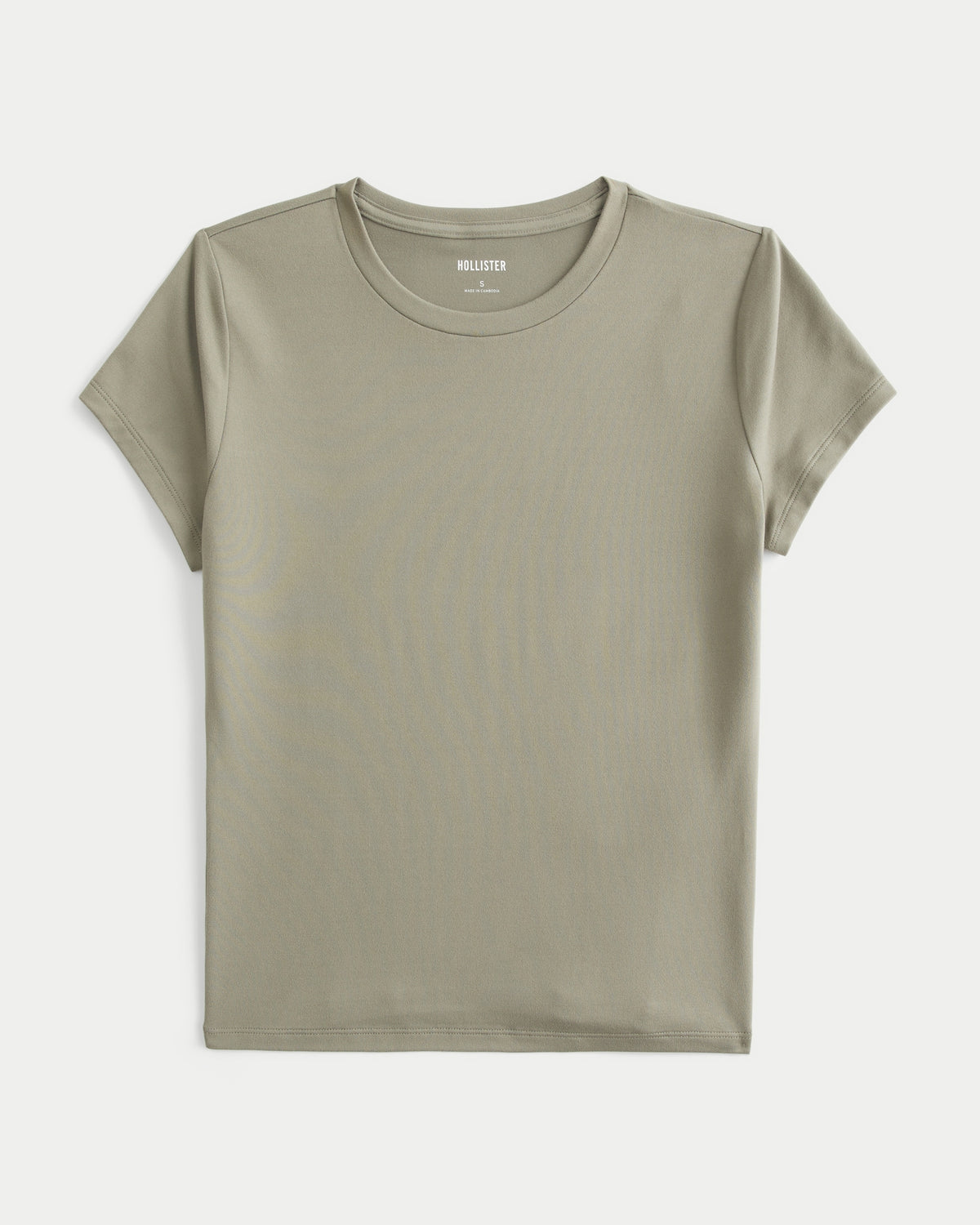 Hollister Smooth Seamless Fabric Crew Baby Tee