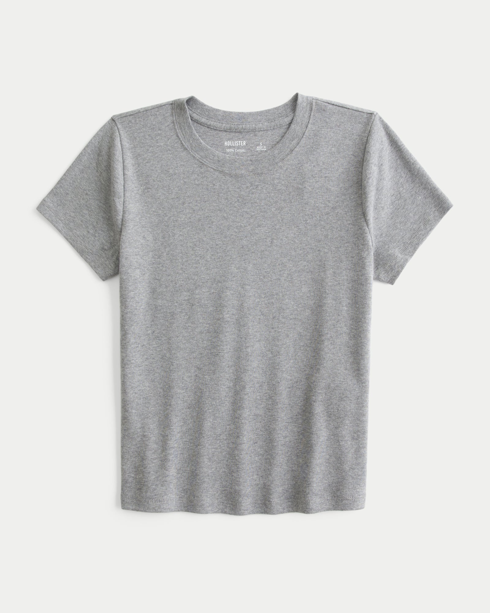 Hollister Cotton Crew Baby Tee