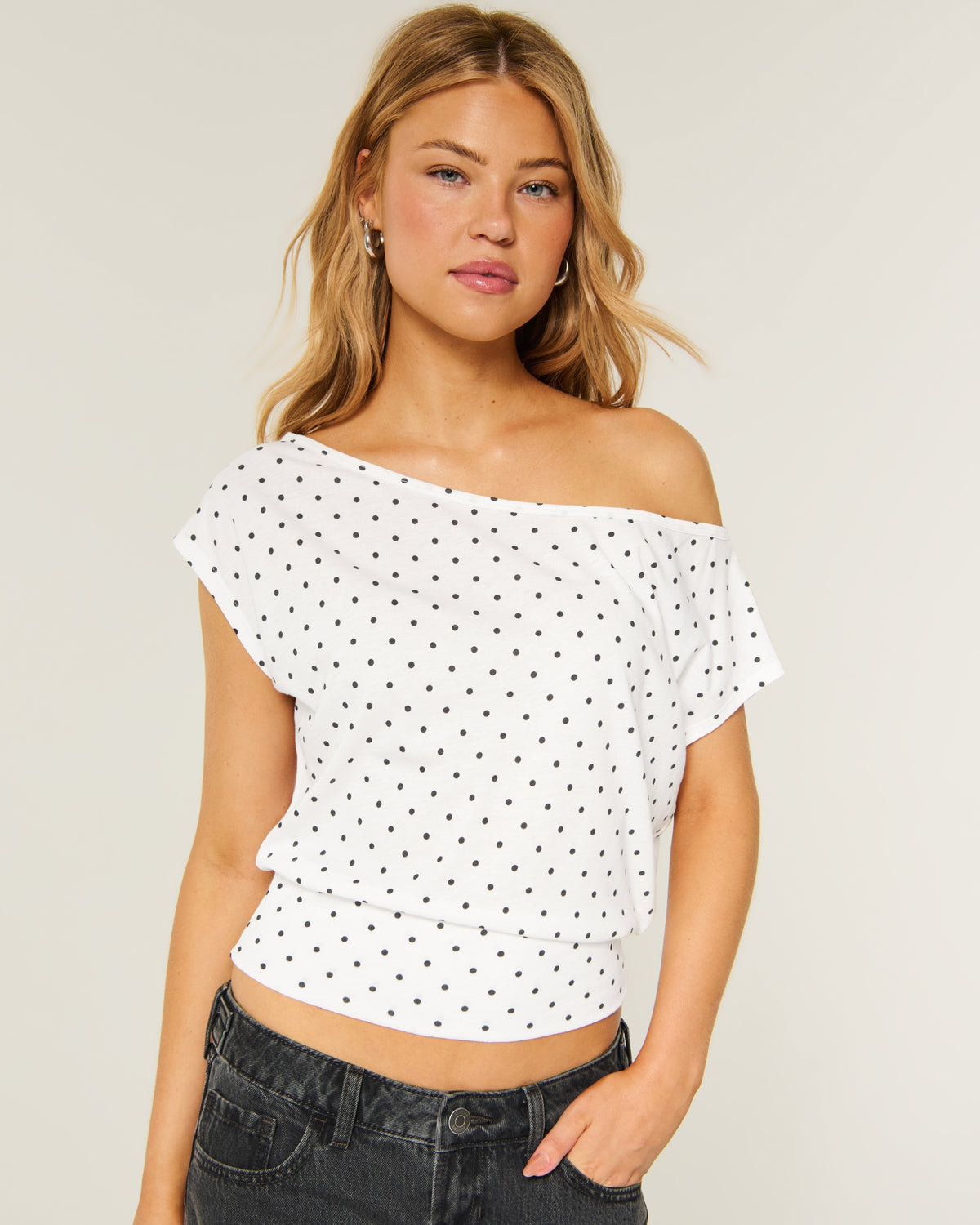 Hollister Banded Off-the-Shoulder Top