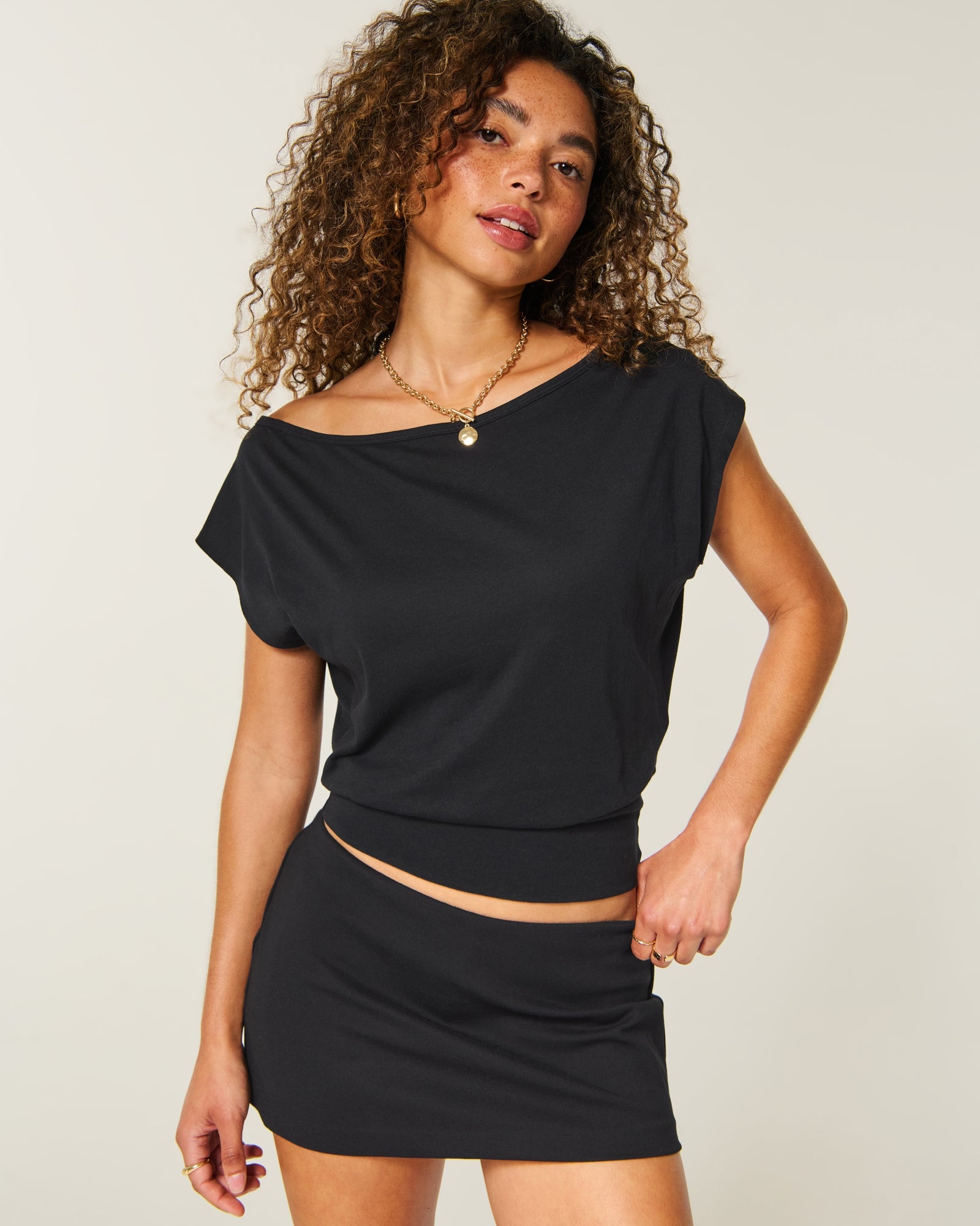 Hollister Banded Off-the-Shoulder Top