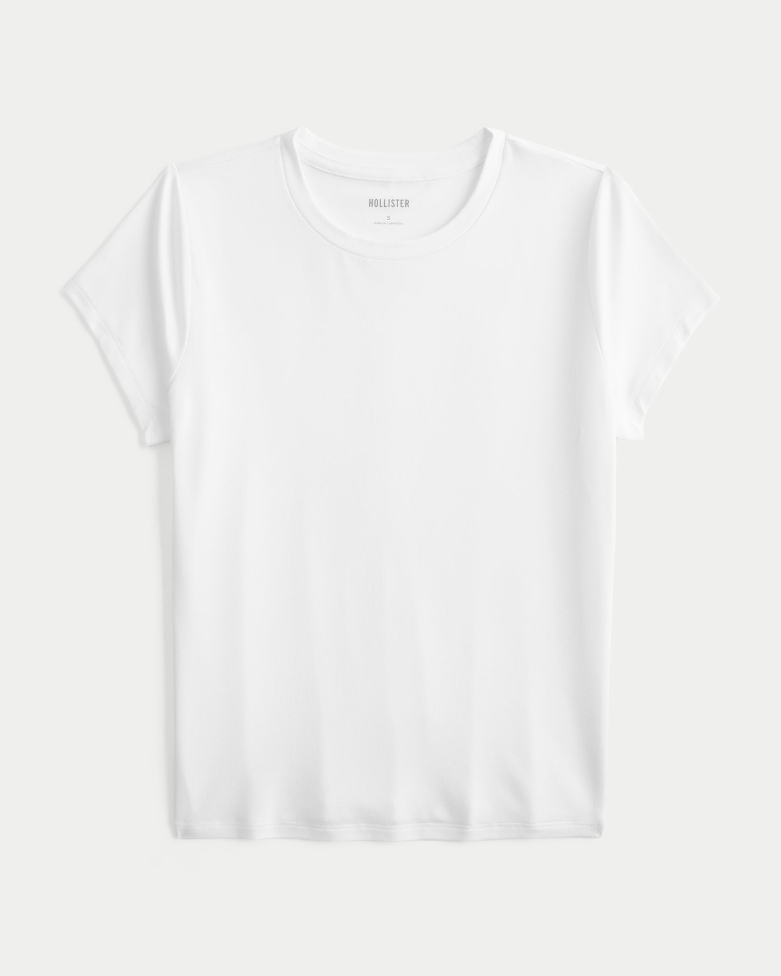 Hollister Smooth Seamless Fabric Crew Baby Tee