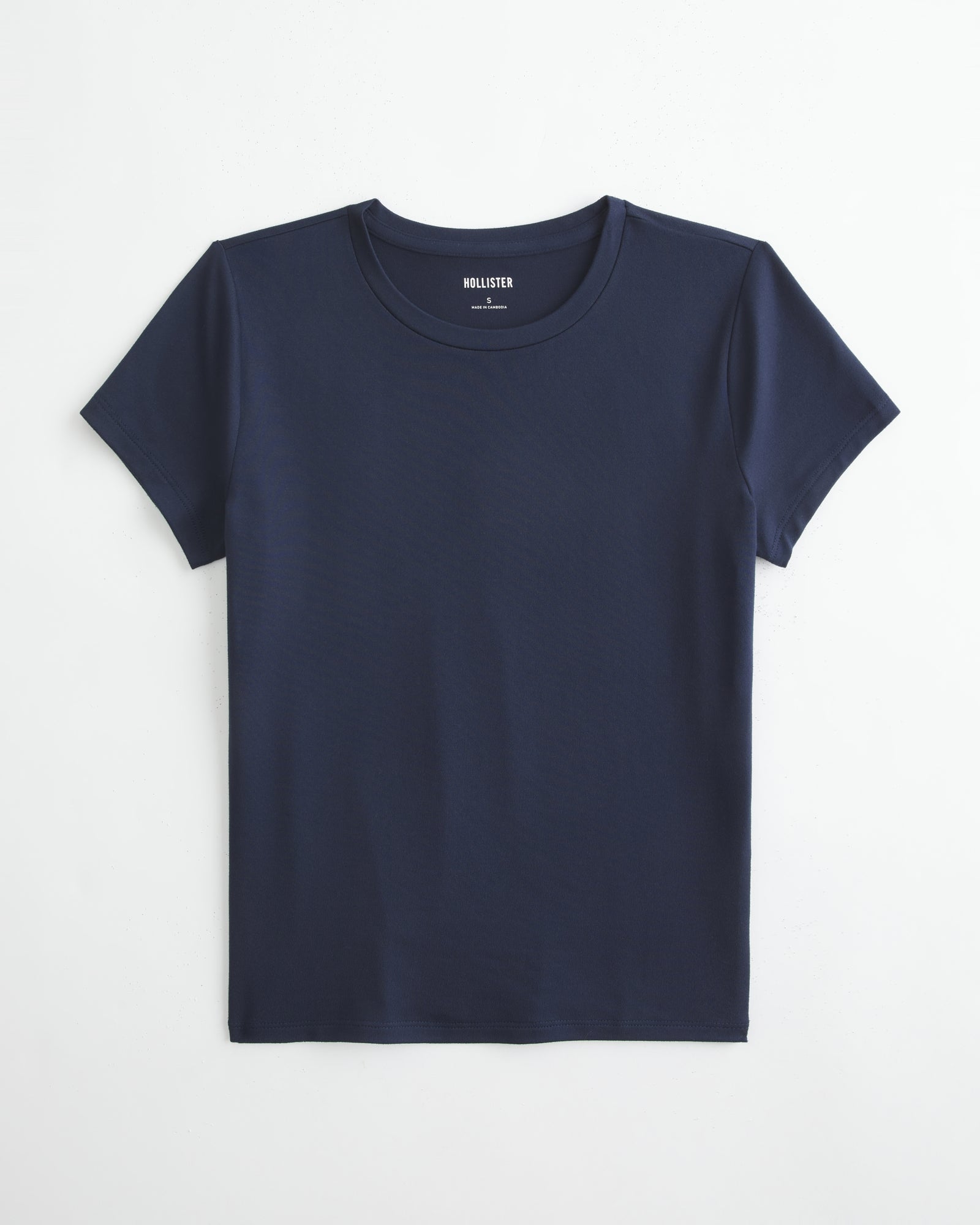 Hollister Smooth Seamless Fabric Crew Baby Tee