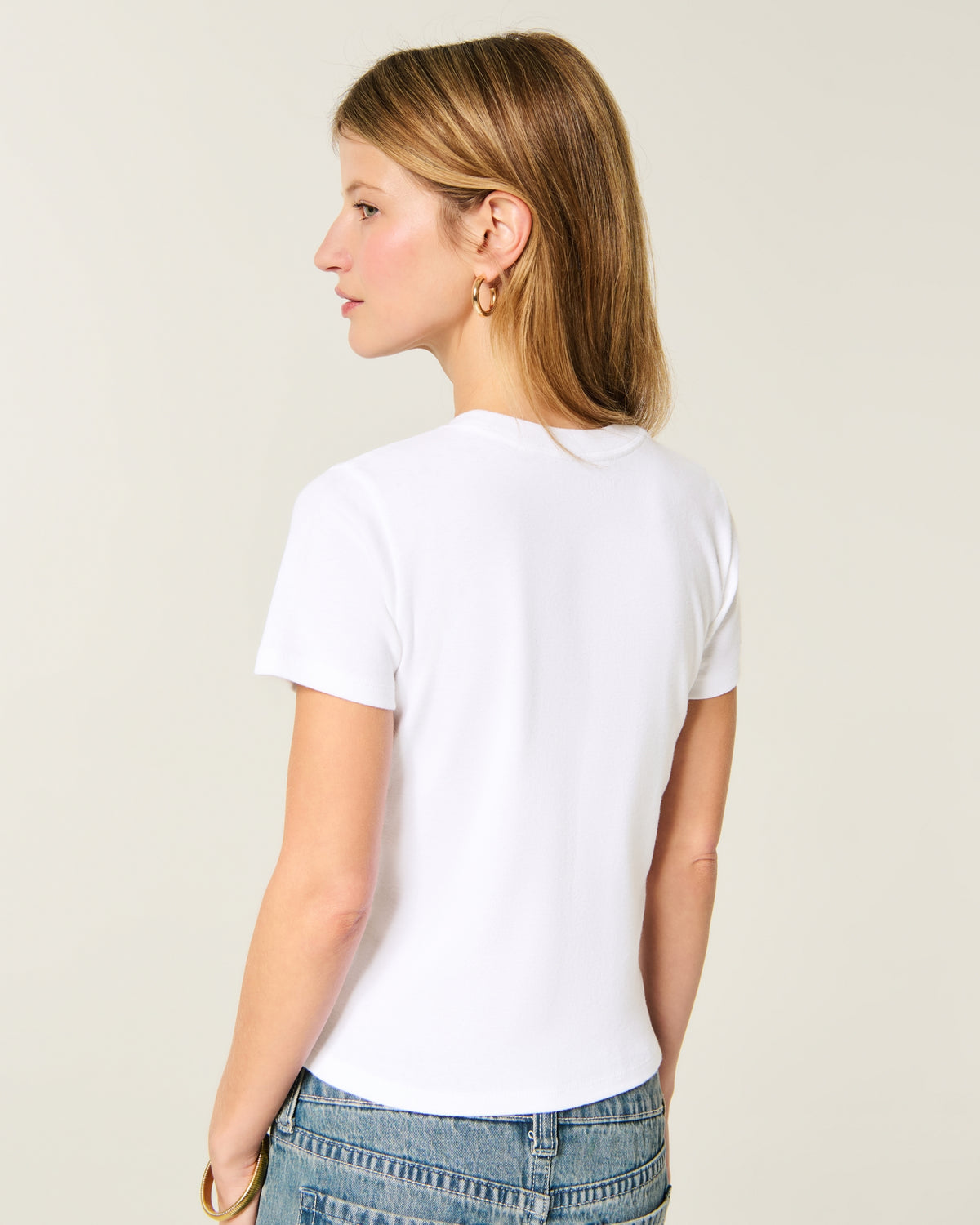 Hollister Cotton Crew Baby Tee