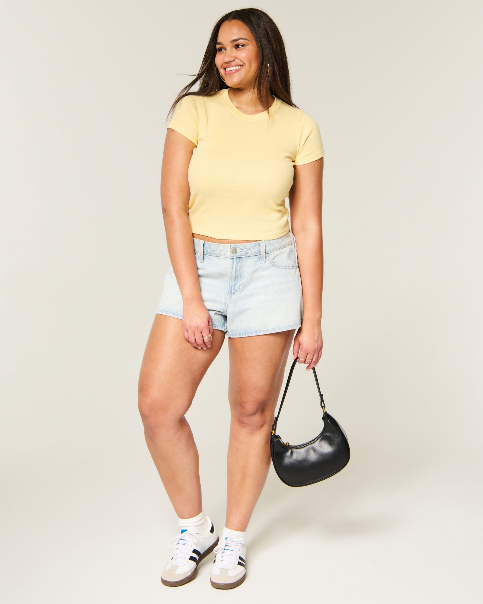 Hollister Cotton Crew Baby Tee