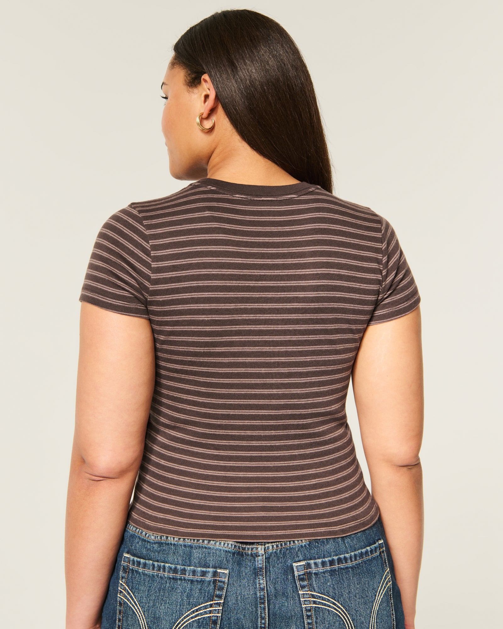 Hollister Cotton Crew Baby Tee