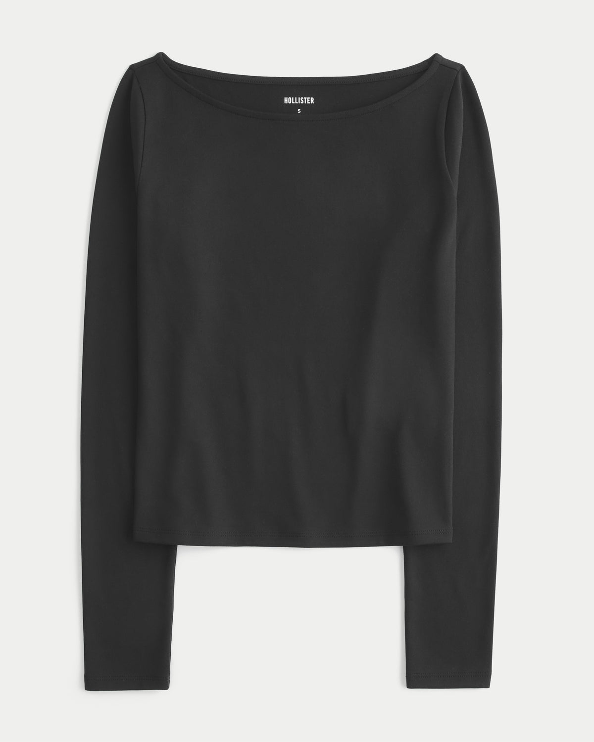 Hollister Soft Stretch Seamless Fabric Slash-Neck Top
