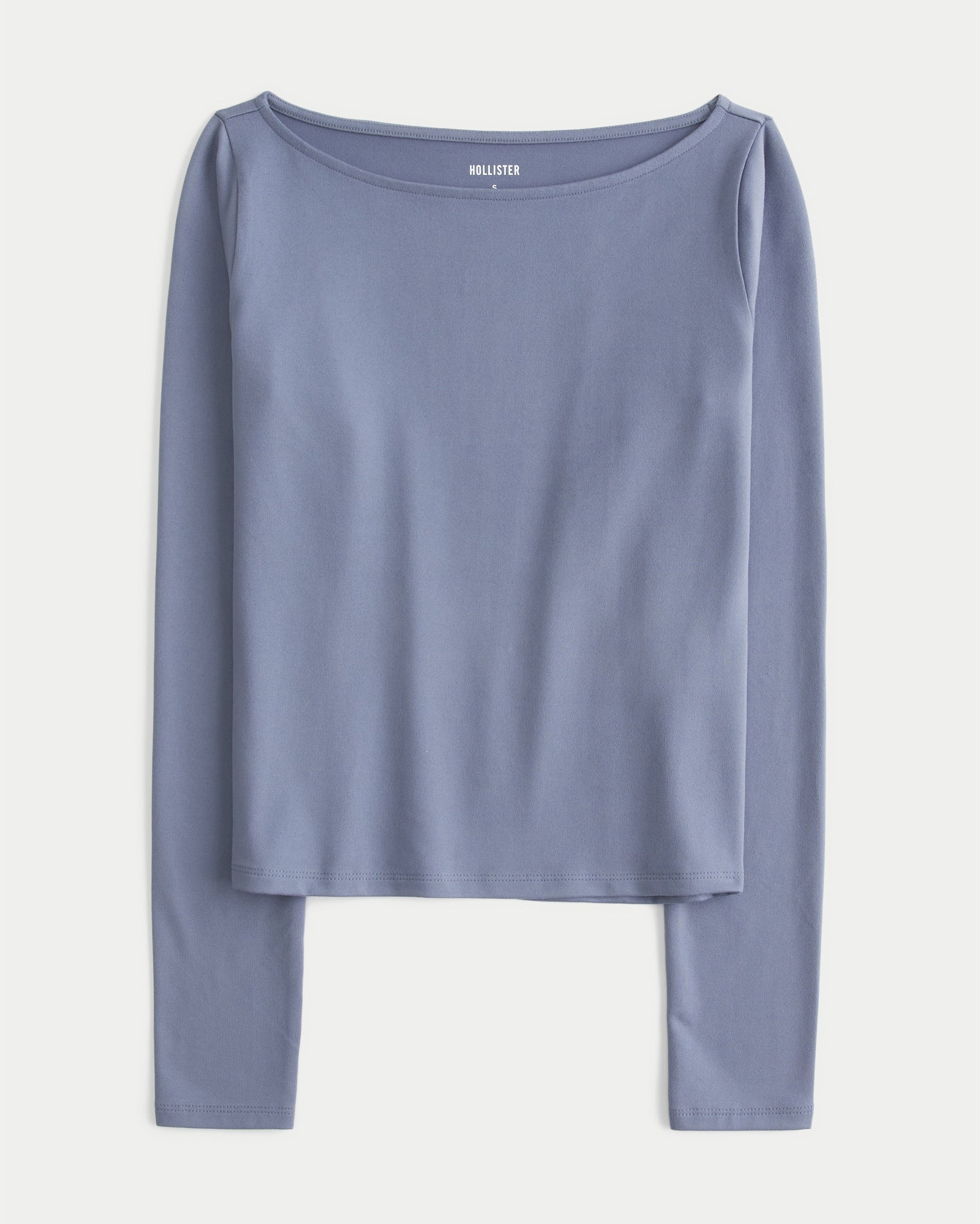 Hollister Soft Stretch Seamless Fabric Slash-Neck Top