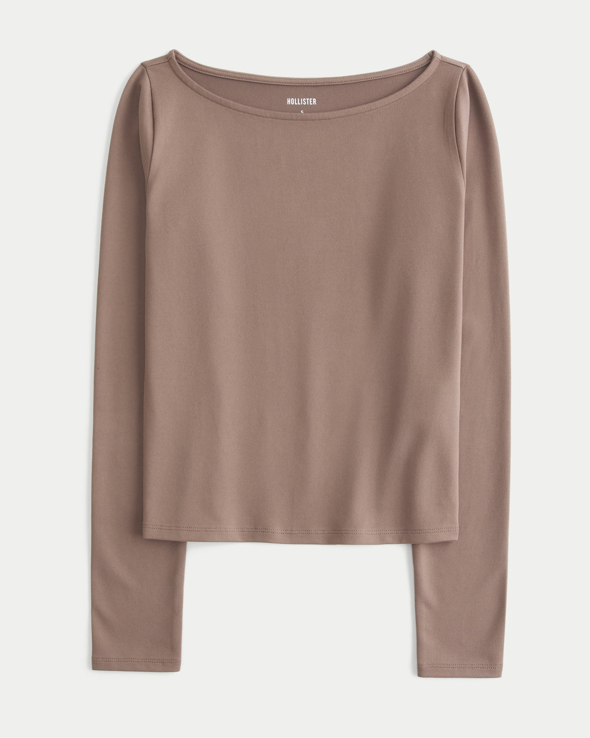Hollister Soft Stretch Seamless Fabric Slash-Neck Top