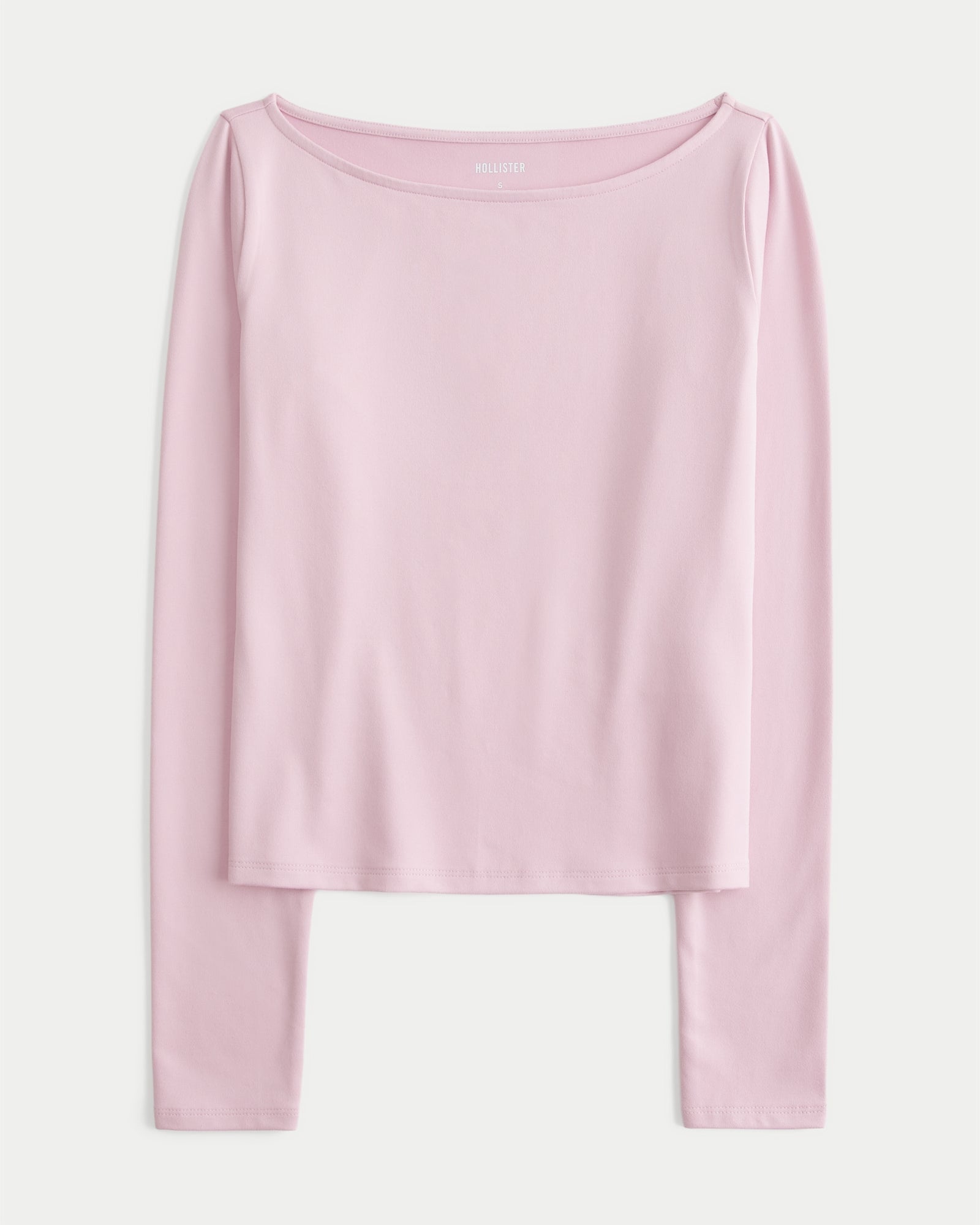 Hollister Soft Stretch Seamless Fabric Slash-Neck Top