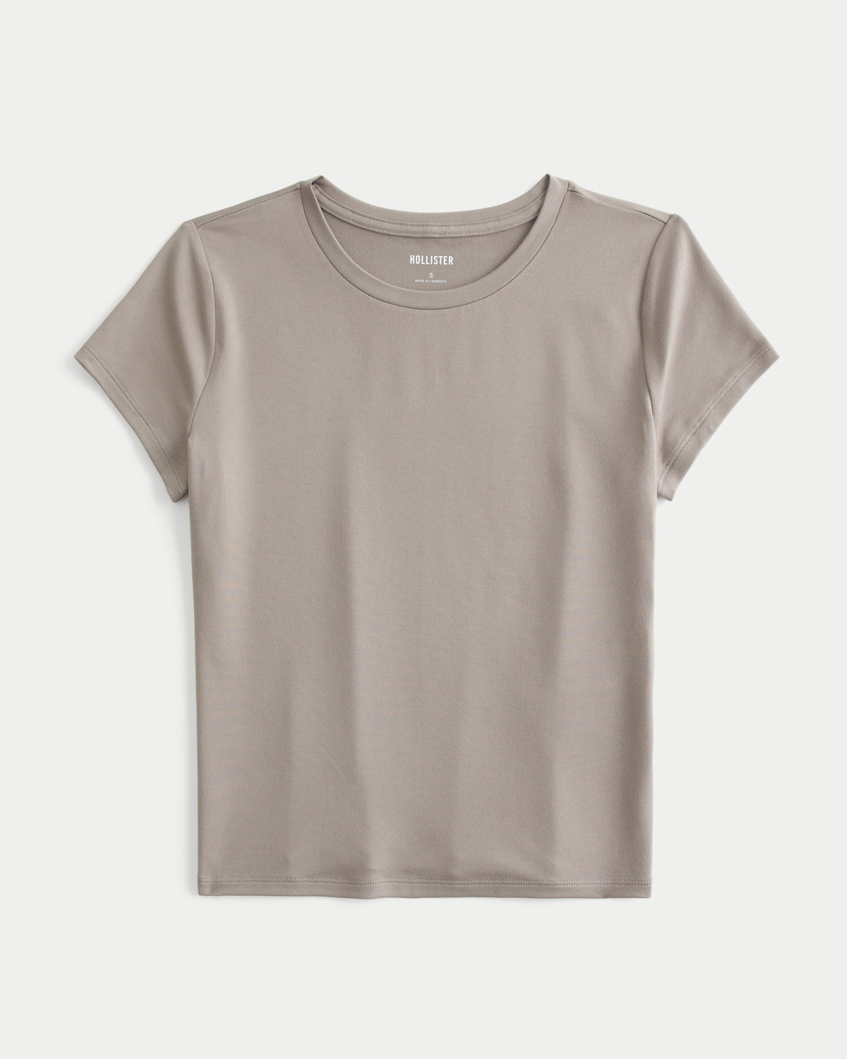 Hollister Smooth Seamless Fabric Crew Baby Tee
