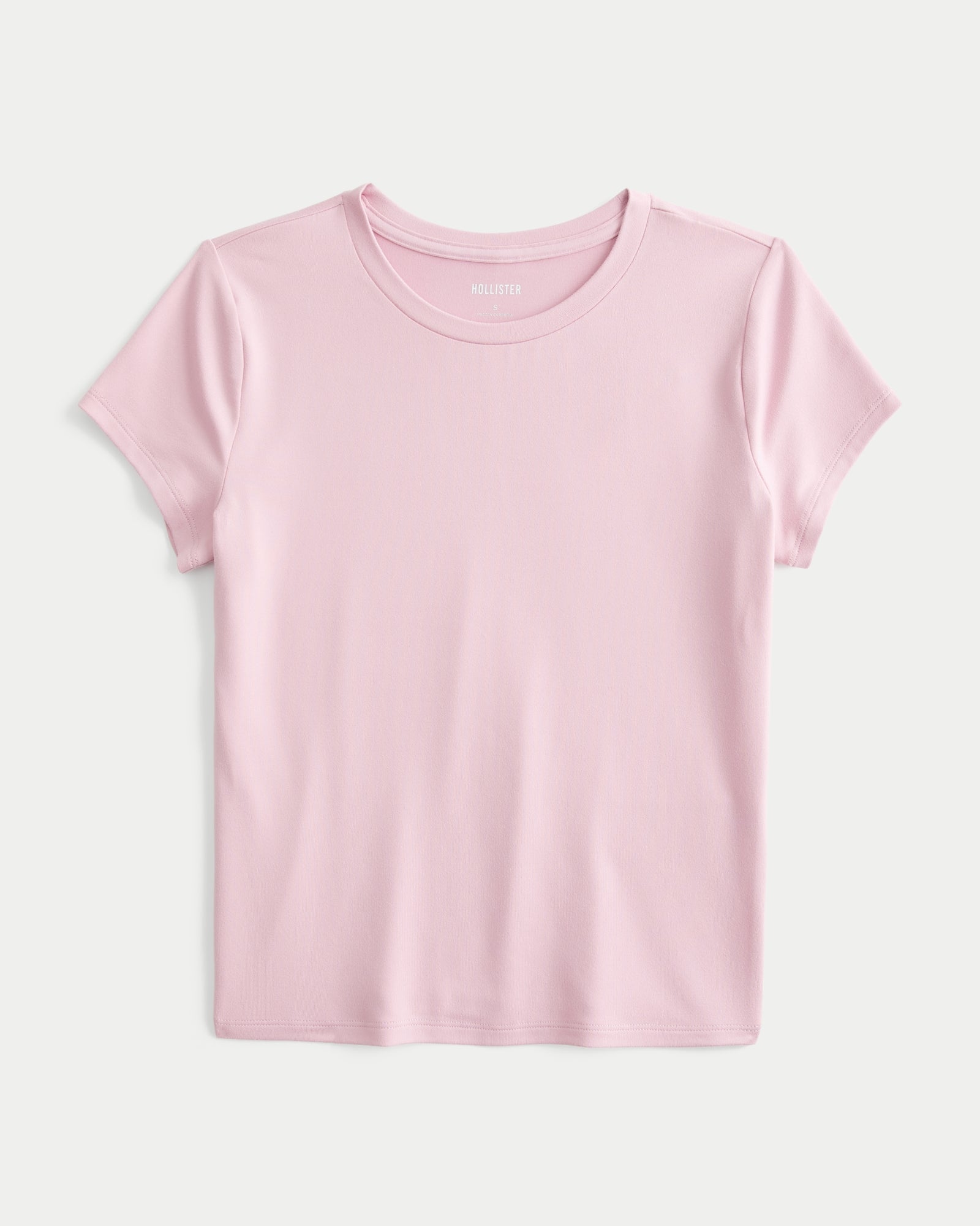 Hollister Smooth Seamless Fabric Crew Baby Tee