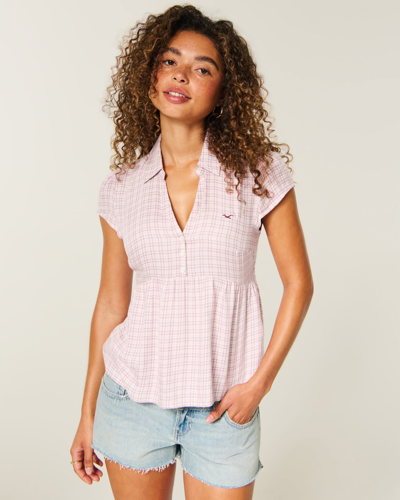 Hollister Babydoll Shirt