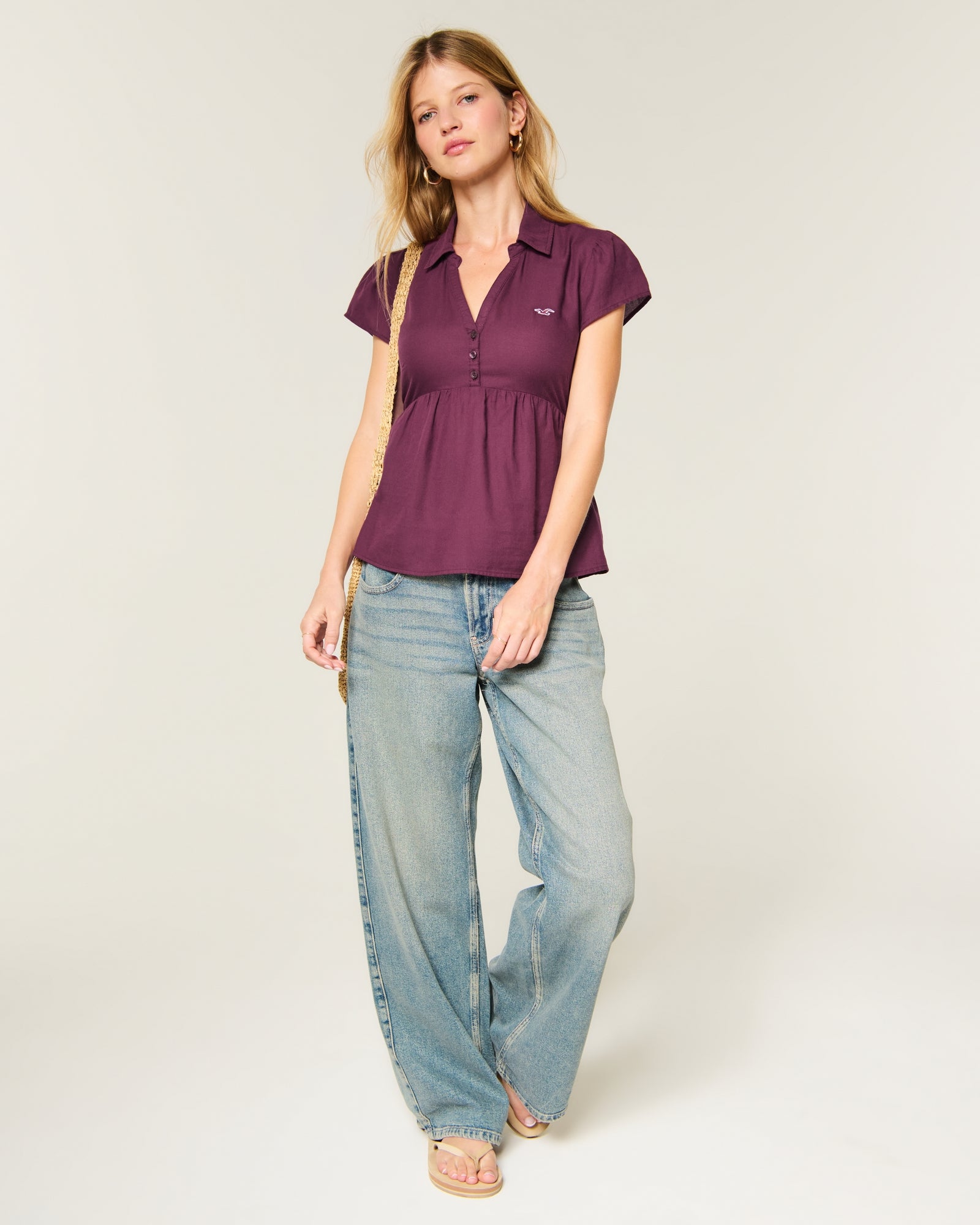 Hollister Babydoll Shirt