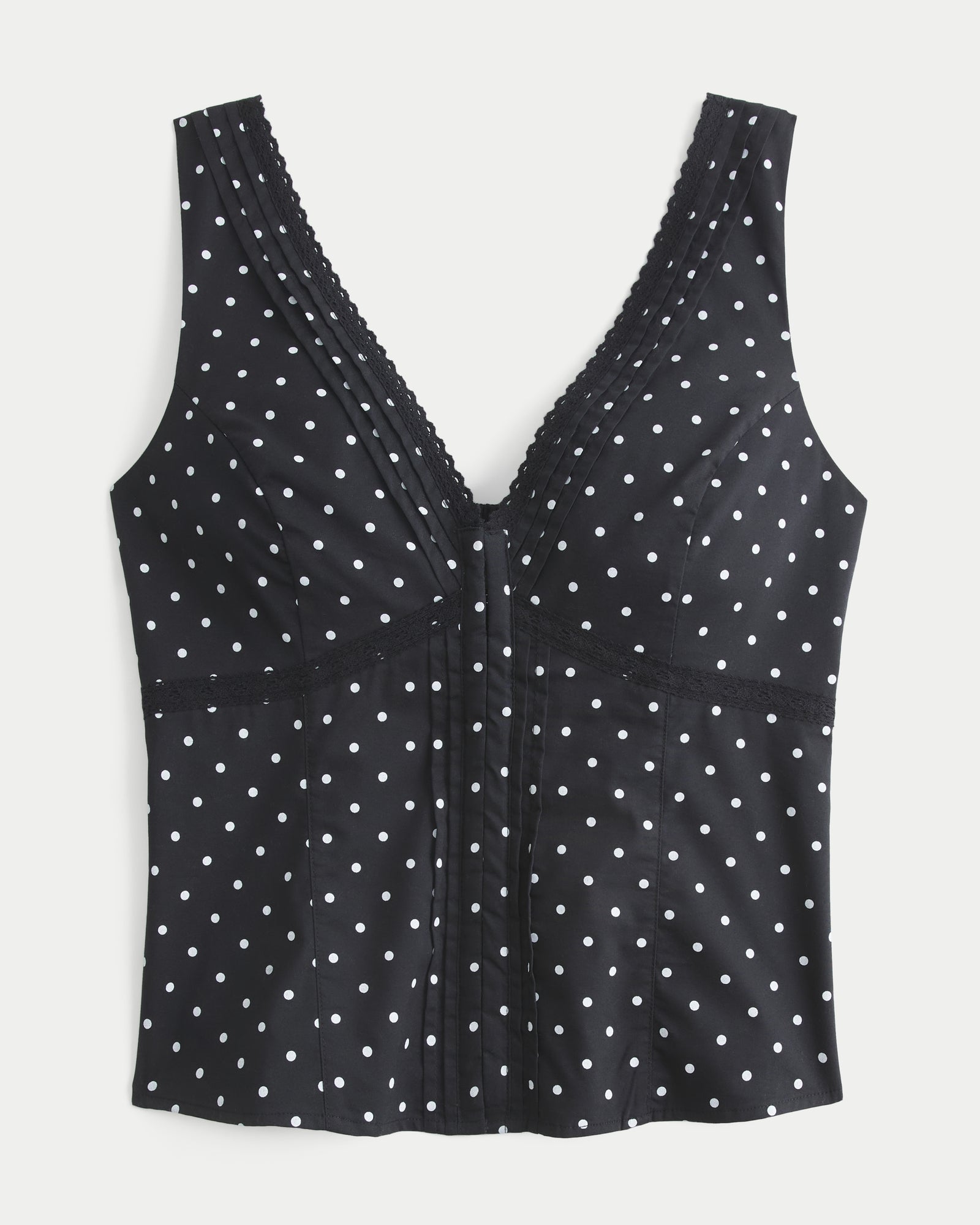 Hollister Hook & Eye Lace Trim Tank