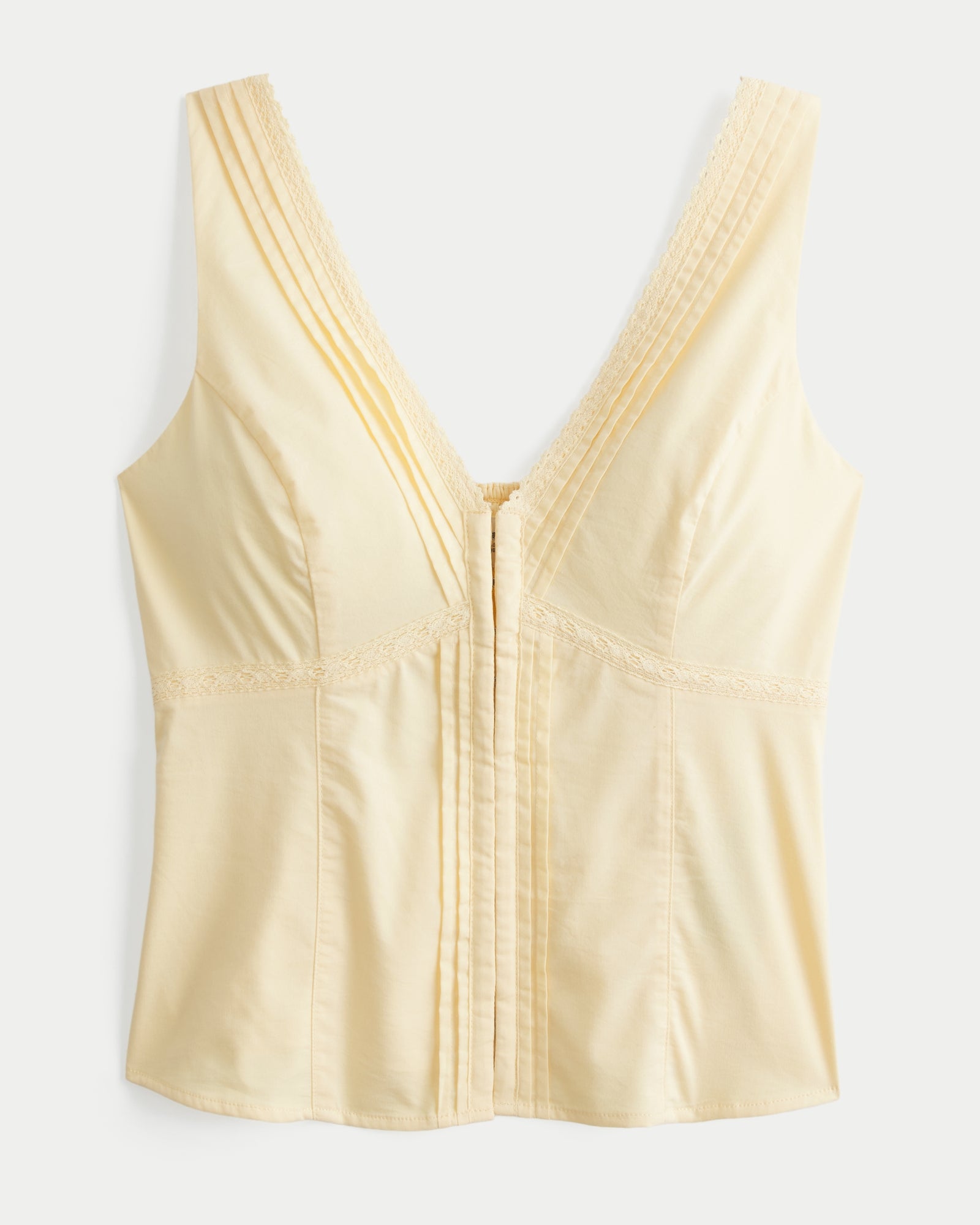 Hollister Hook & Eye Lace Trim Tank