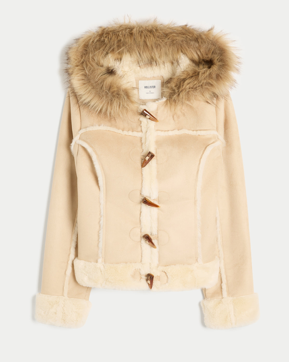 Hollister Faux Shearling Jacket