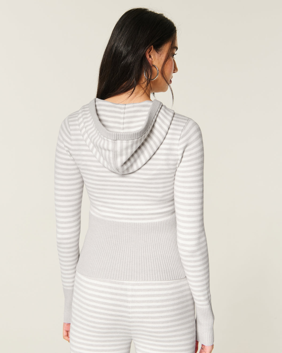 Hollister Sweater-Knit Zip-Up Hoodie