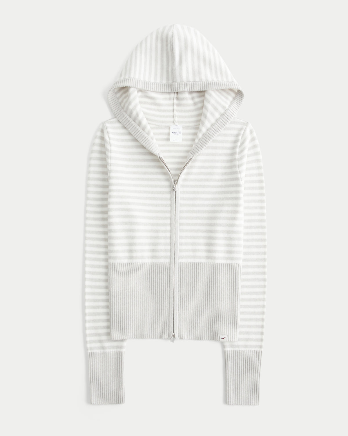 Hollister Sweater-Knit Zip-Up Hoodie