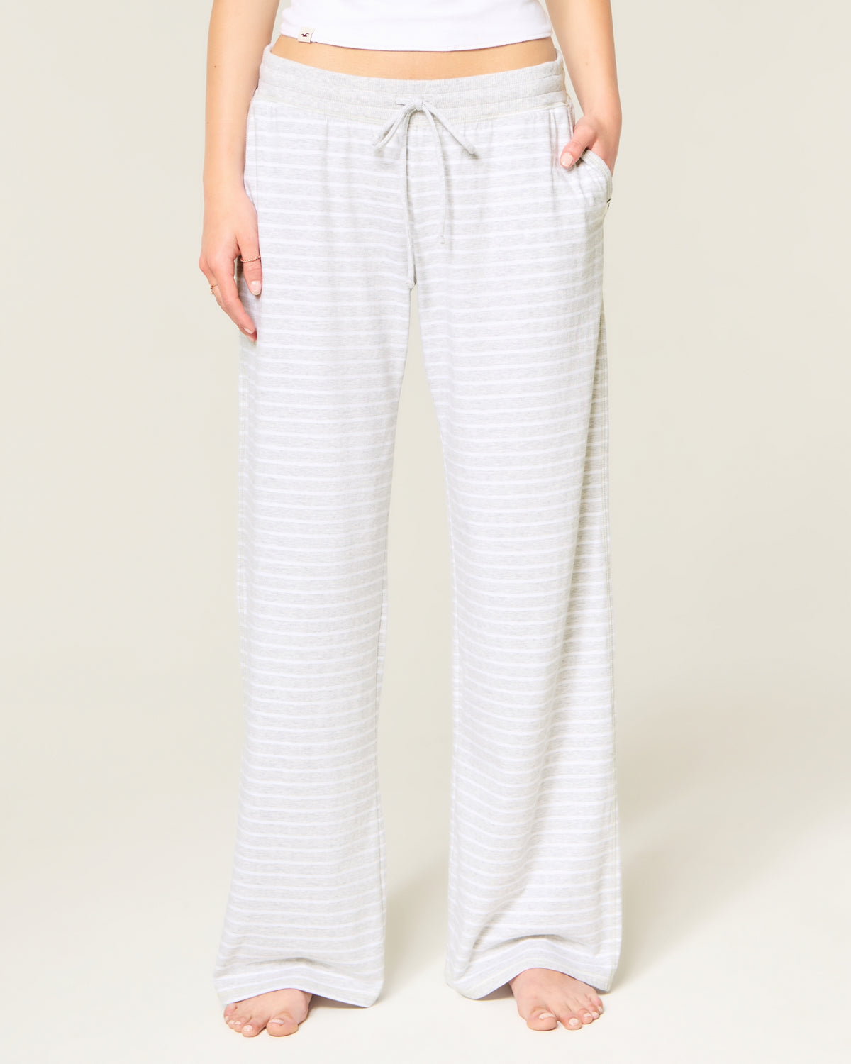 Hollister Knit Wide-Leg Pants