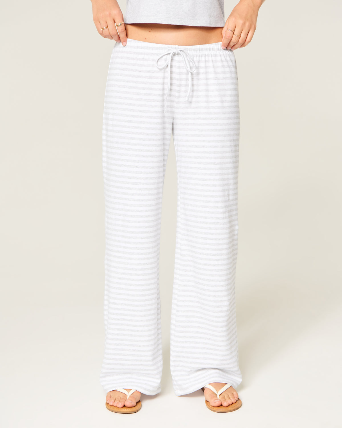 Hollister Knit Pull-On Wide-Leg Pants