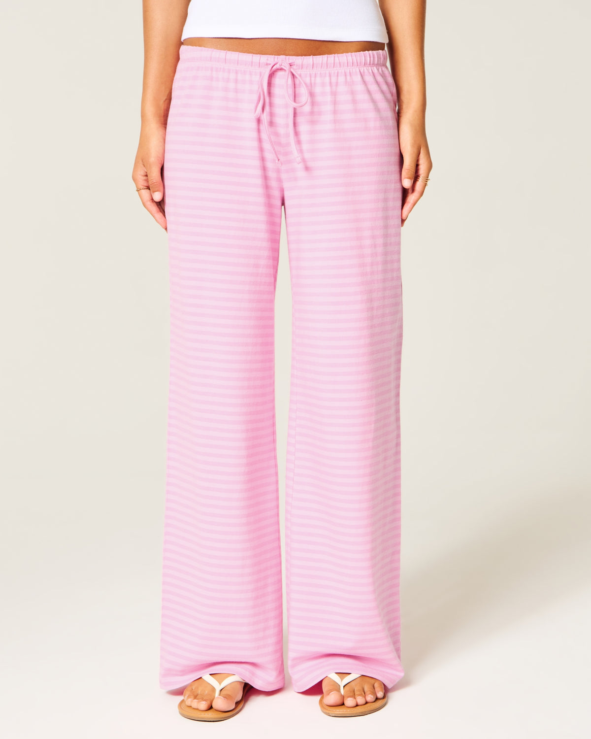 Hollister Knit Pull-On Wide-Leg Pants