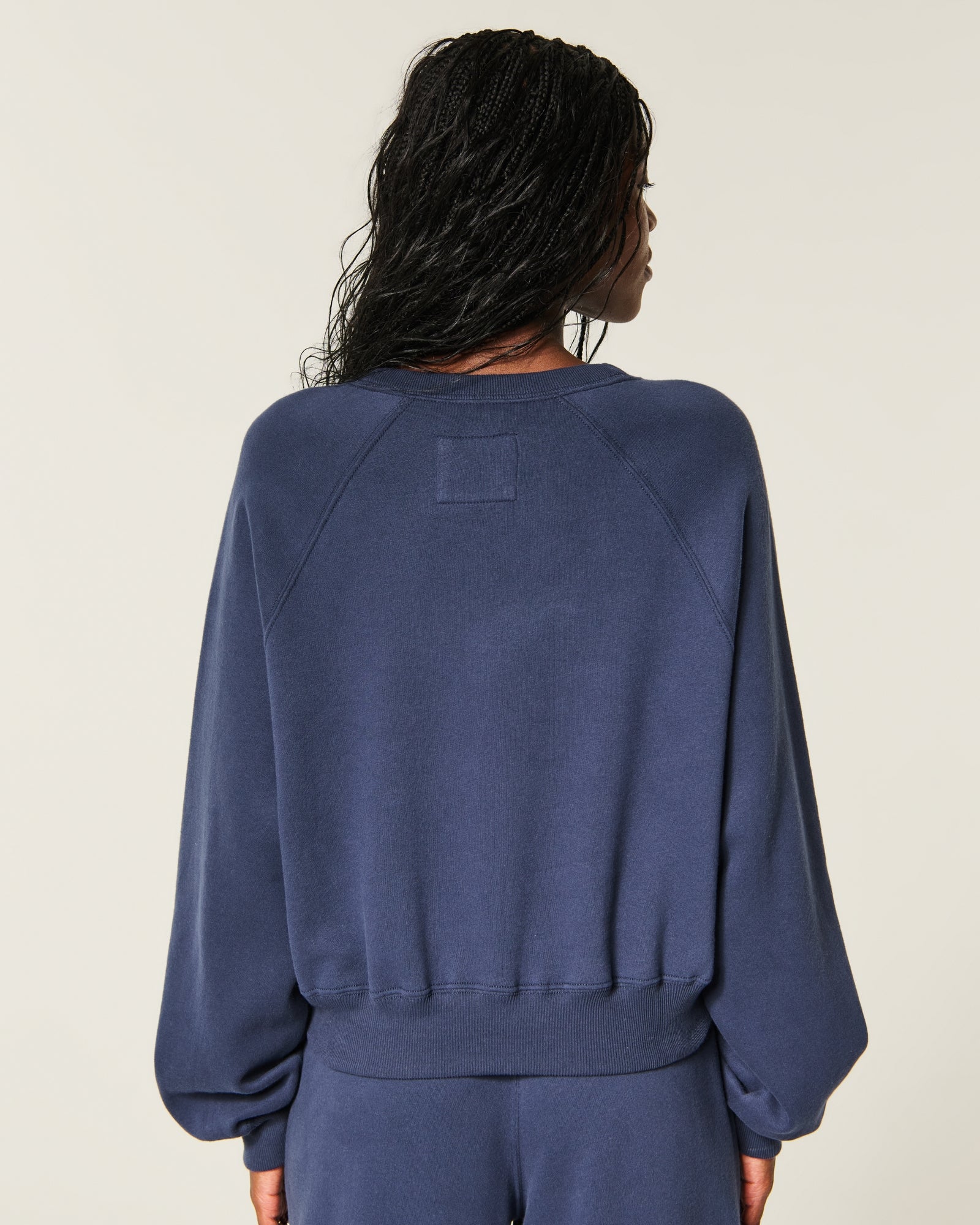 Hollister Hollister Cotton Collection Classic Raglan Crew Sweatshirt