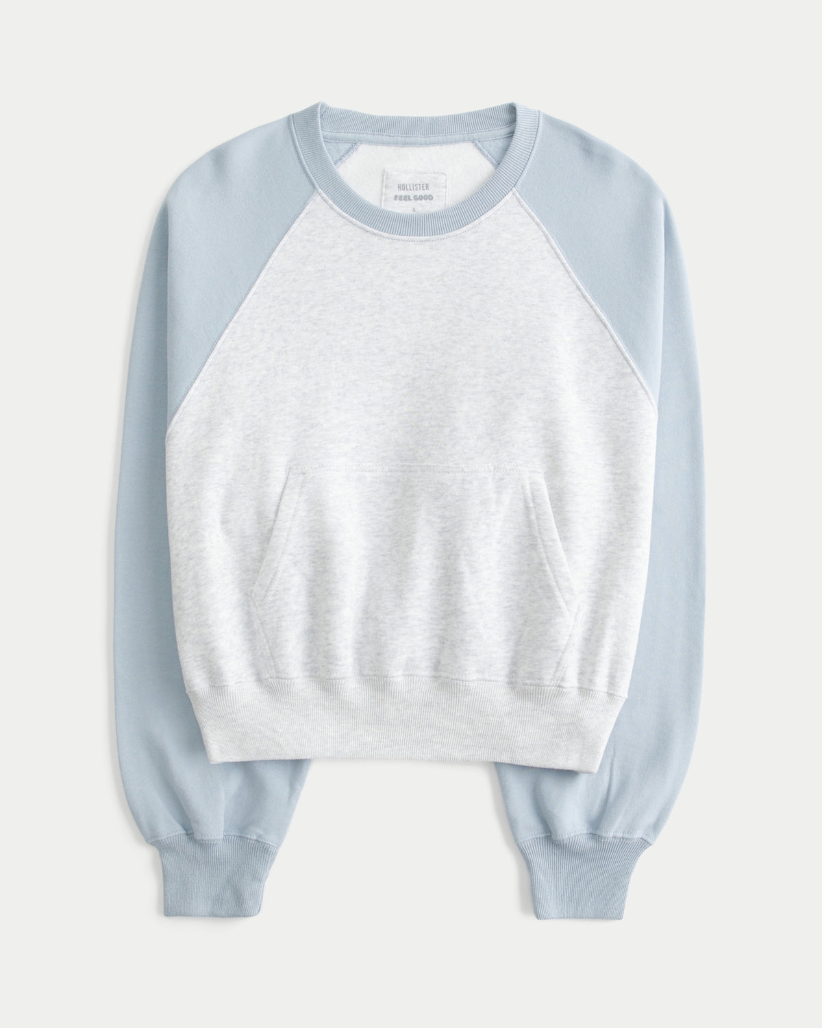 Hollister Hollister Cotton Collection Classic Raglan Crew Sweatshirt