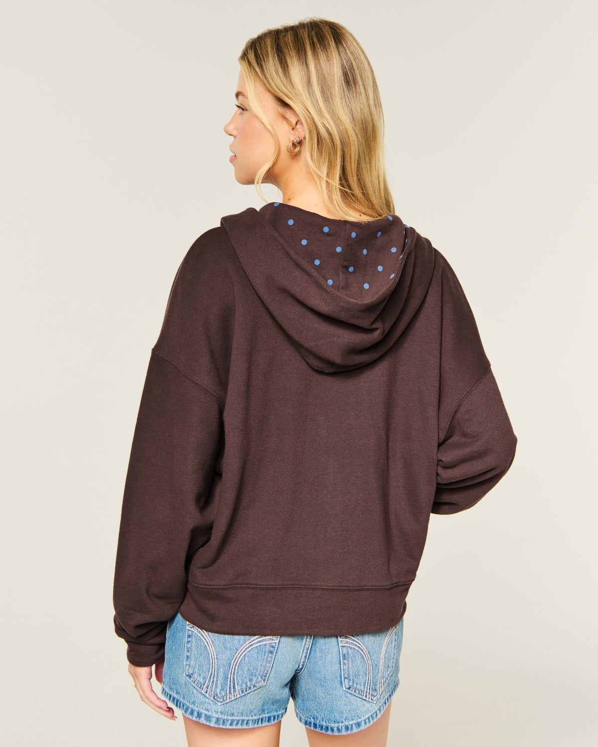 Hollister Hollister Feel Good Reversible Zip-Up Hoodie