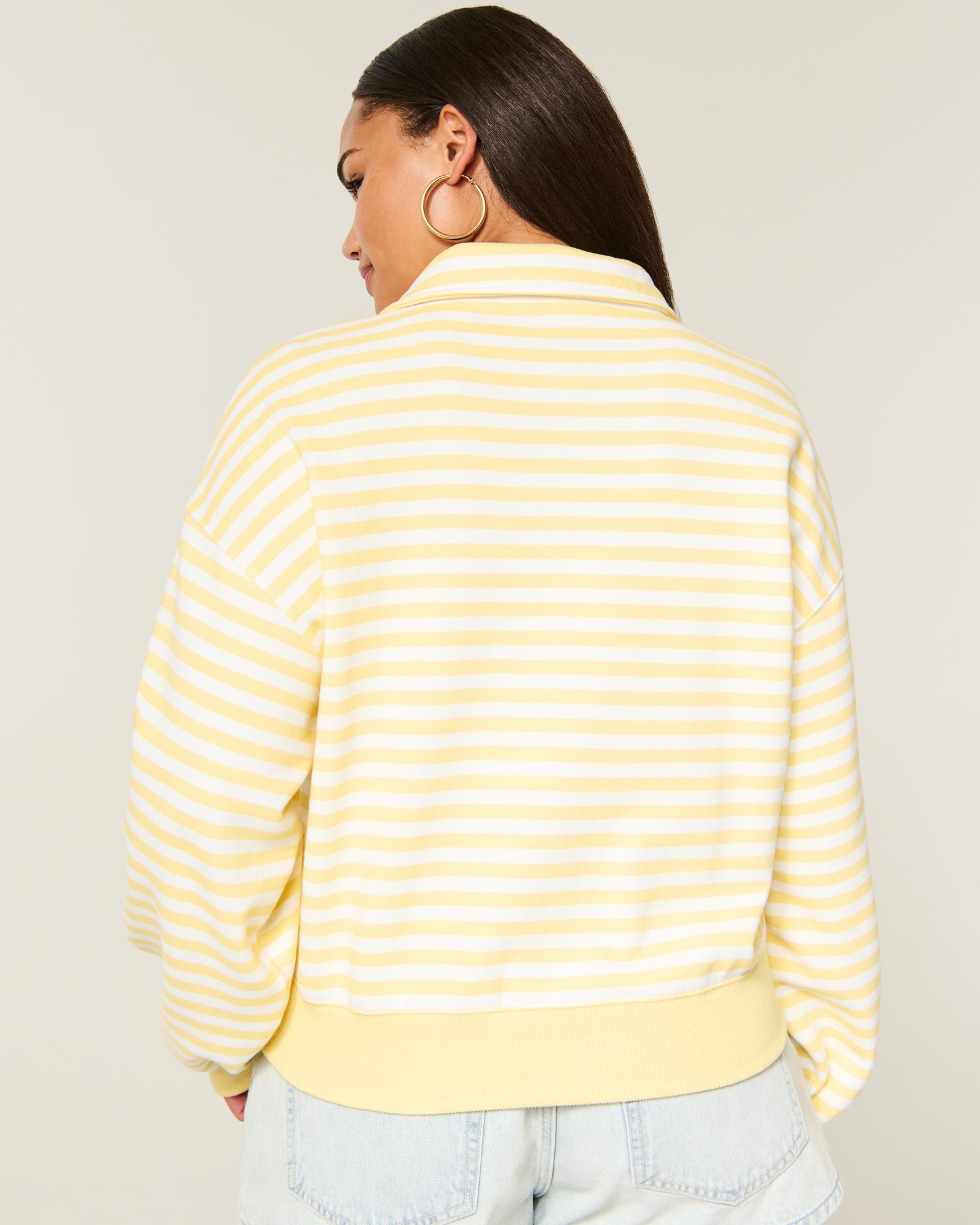 Hollister Hollister Feel Good Half-Zip Sweatshirt