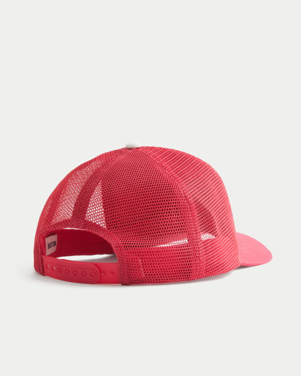 Hollister women'All American Heart Breaker Graphic Trucker Hat