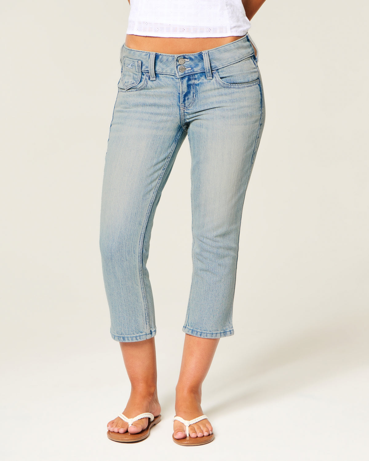 Hollister Ultra Low-Rise Capri Jeans