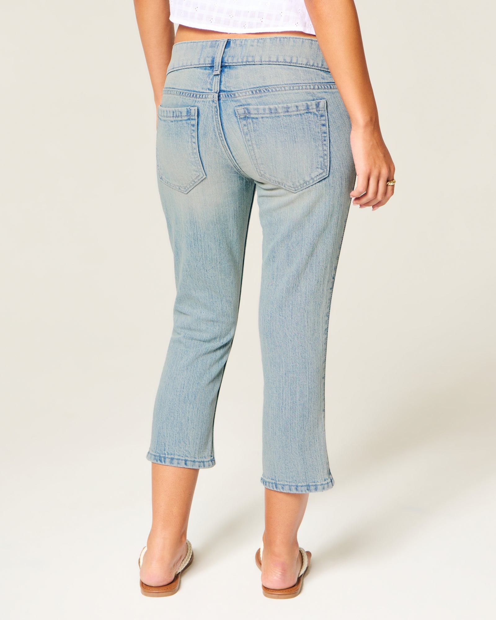 Hollister Ultra Low-Rise Capri Jeans