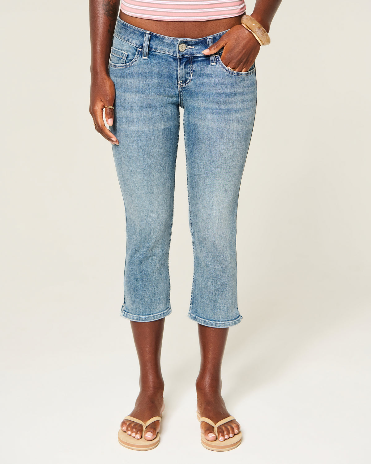 Hollister Ultra Low-Rise Capri Jeans