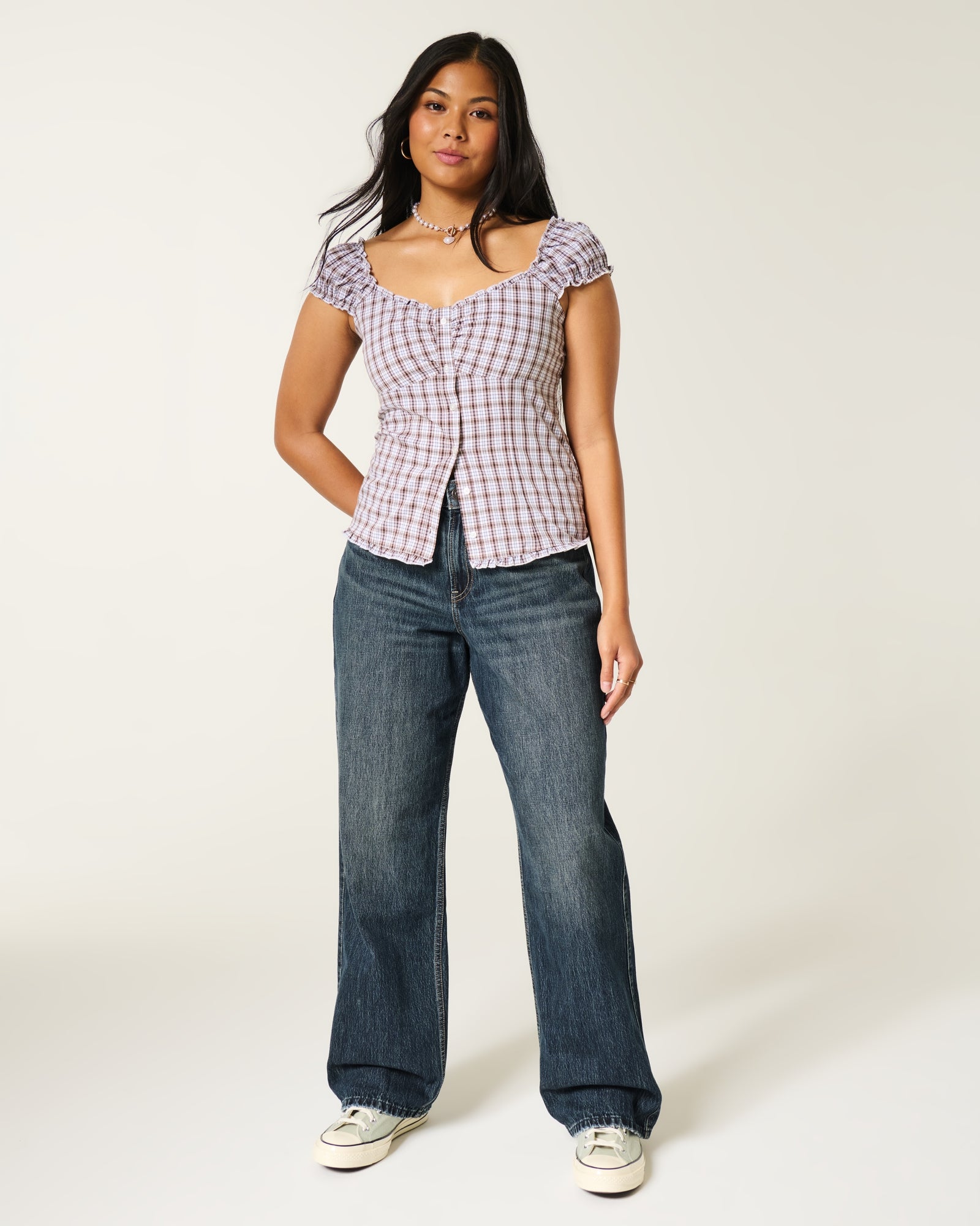 Hollister High-Rise Baggy Jeans